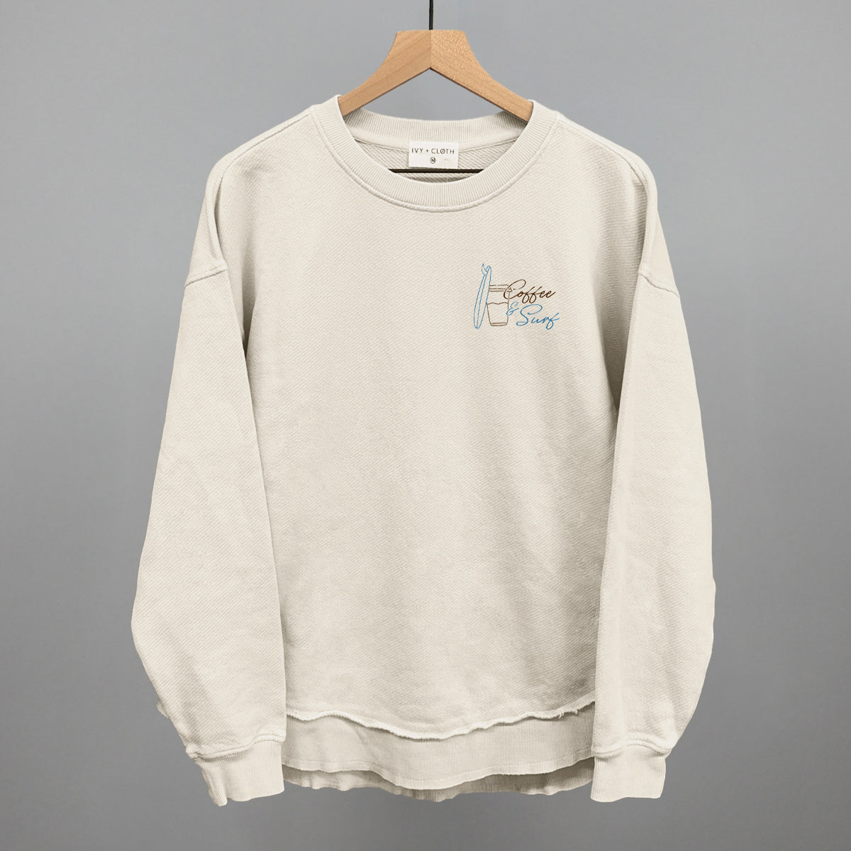 Coffee & Surf (Left Chest)