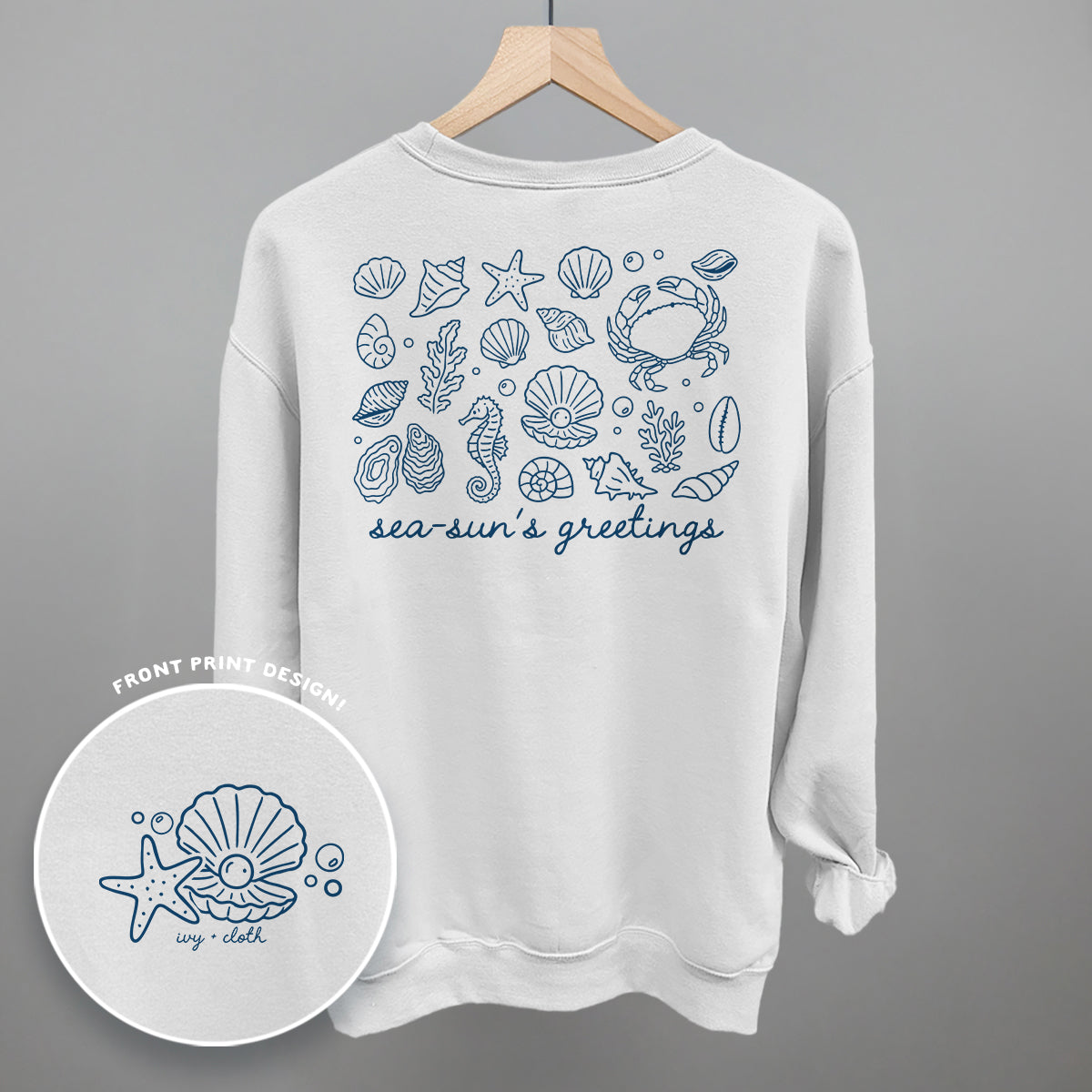 Sea-Sun's Greetings (Back Print)