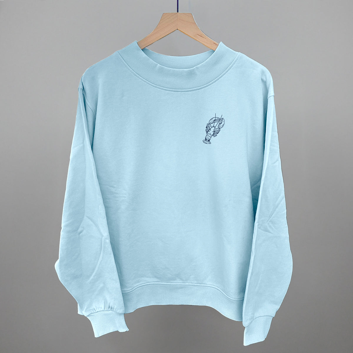 Lobster Doodle (Navy Blue) (Left Chest)