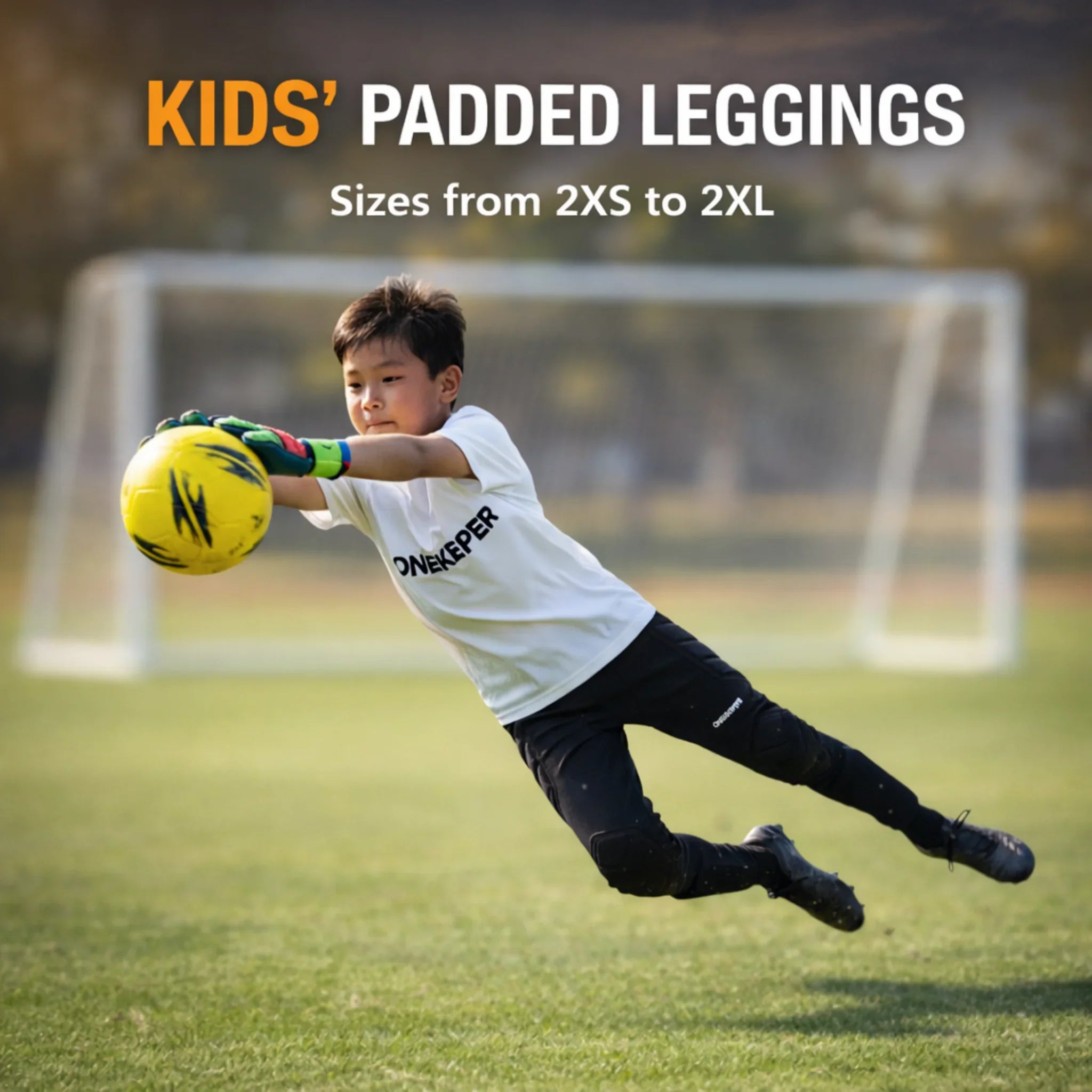 Goalkeeper Padded Leggings with Hip & Knee Protection