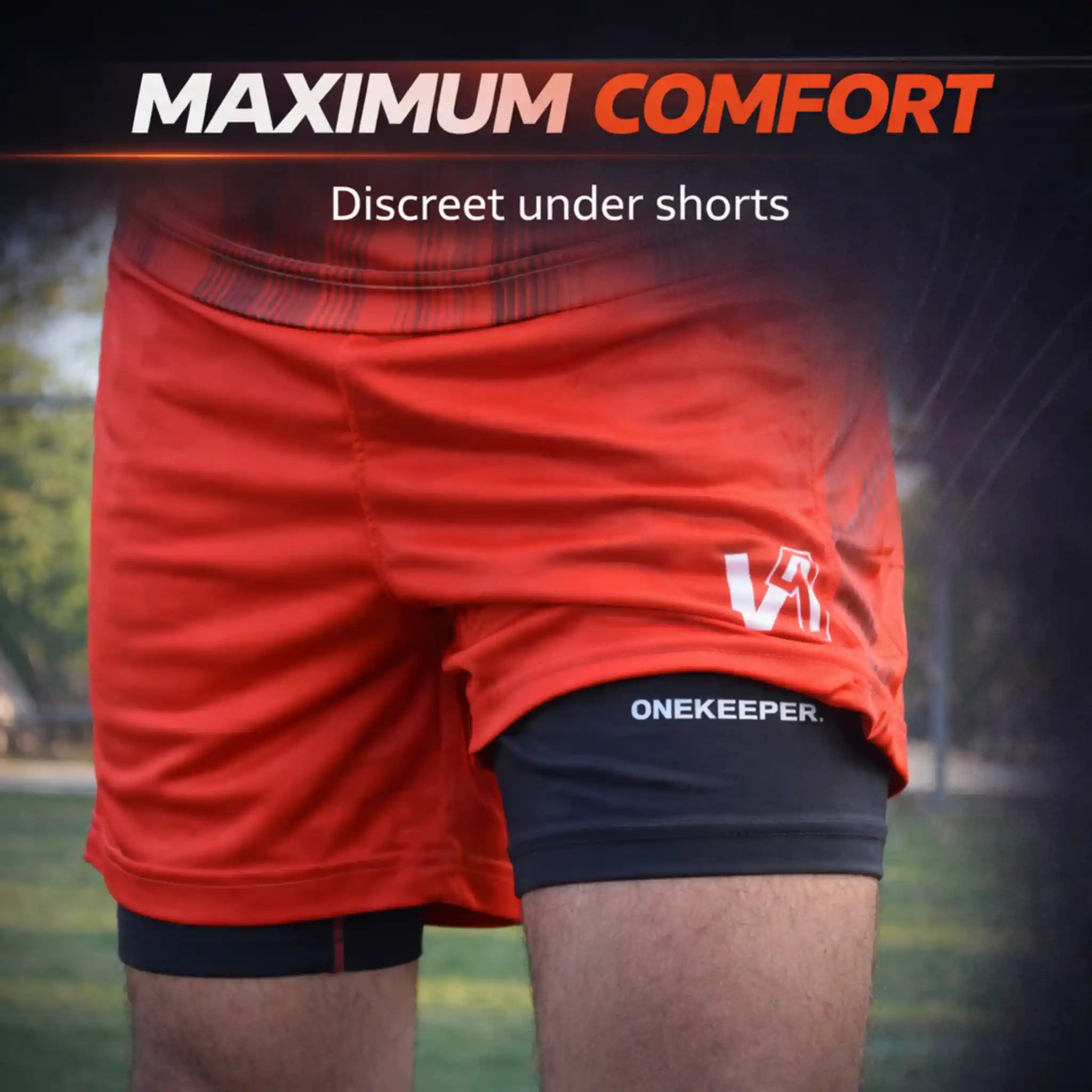 ONEKEEPER Goalkeeper Foam Padded Compression Shorts