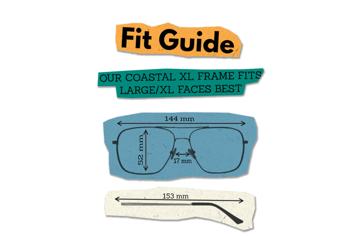 Coastal XL - Gold - Brown Gradient Polarized