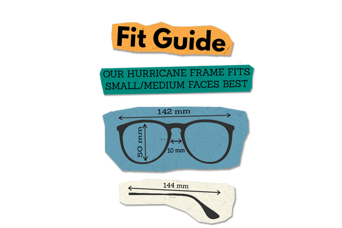 Hurricane - Matte Black - Dreamsicle Polarized