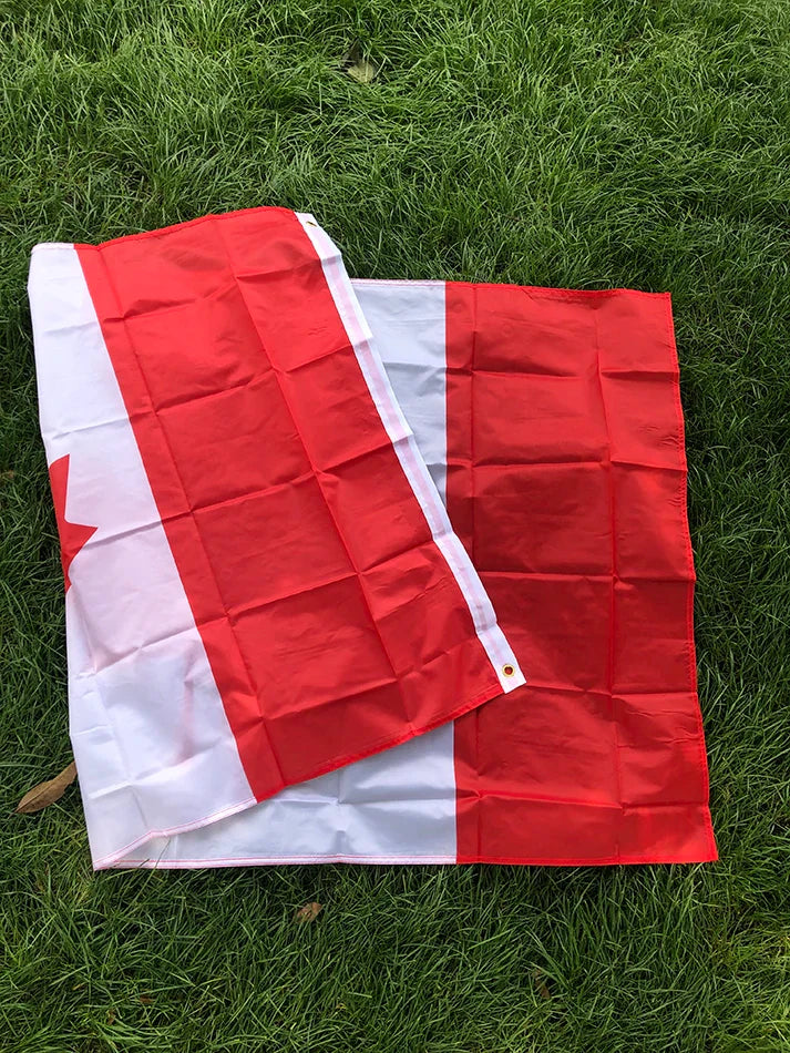 SKY FLAG free shipping great Canadian Flag  90*150cm hanging polyster 3x5fts Canada national flag banner for decoration