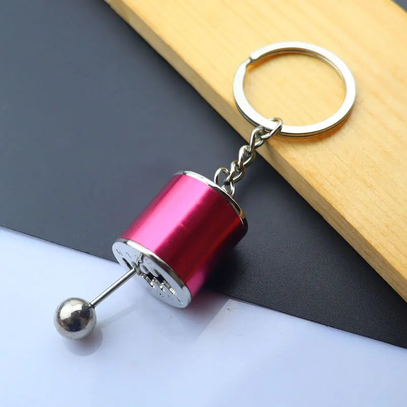 Creative Metal Mini Auto Parts Car Wheel Keychain Body Kit Enthusiast Keyring Accessories Key Ring Chain for Men Woman Gift