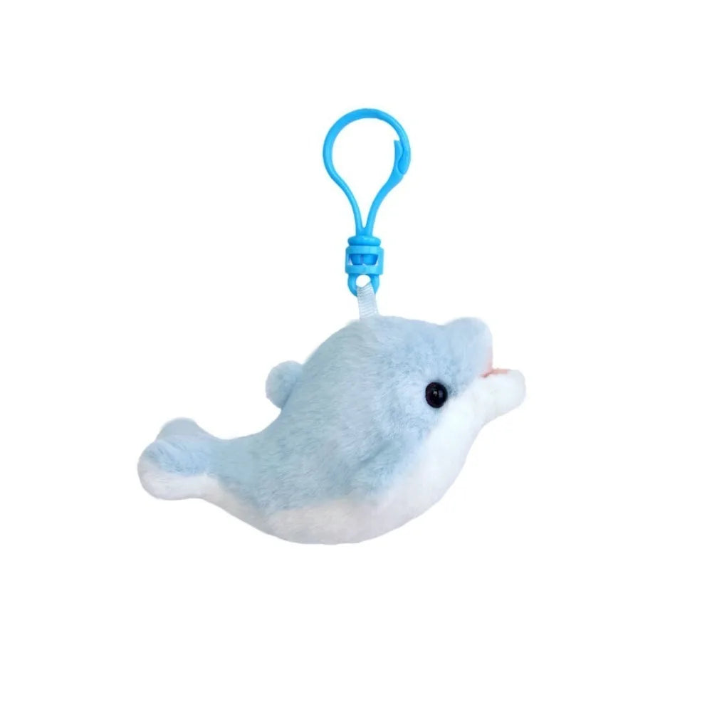 Sea Otter Aquarium Plushies Pendant Penguin Orca Killer Whale Plush Keyring Dolphin Beluga Whale Polar Bear Keychain Bag Hanging
