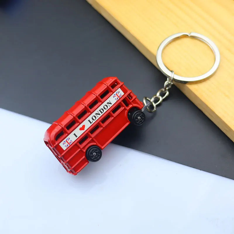 Creative Metal Mini Auto Parts Car Wheel Keychain Body Kit Enthusiast Keyring Accessories Key Ring Chain for Men Woman Gift