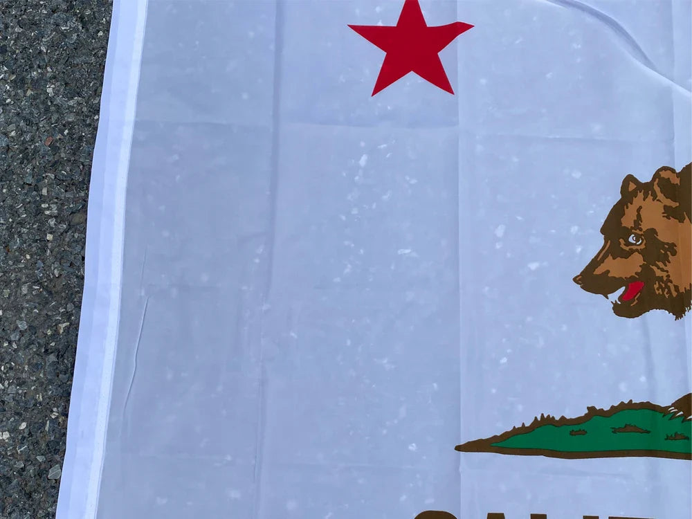 aerxemrbrae    California State Flag  90x150cm American Flag  material  Polyester usa Flag
