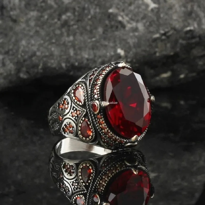 New Atmospheric Men's Ring Retro Style, Fashionable Personalized Accessories Valentine's Day Gifts anillos mujer серьги женские