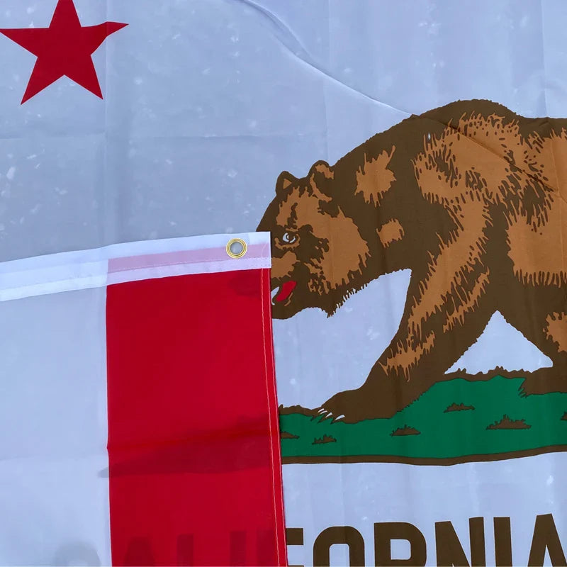 aerxemrbrae    California State Flag  90x150cm American Flag  material  Polyester usa Flag