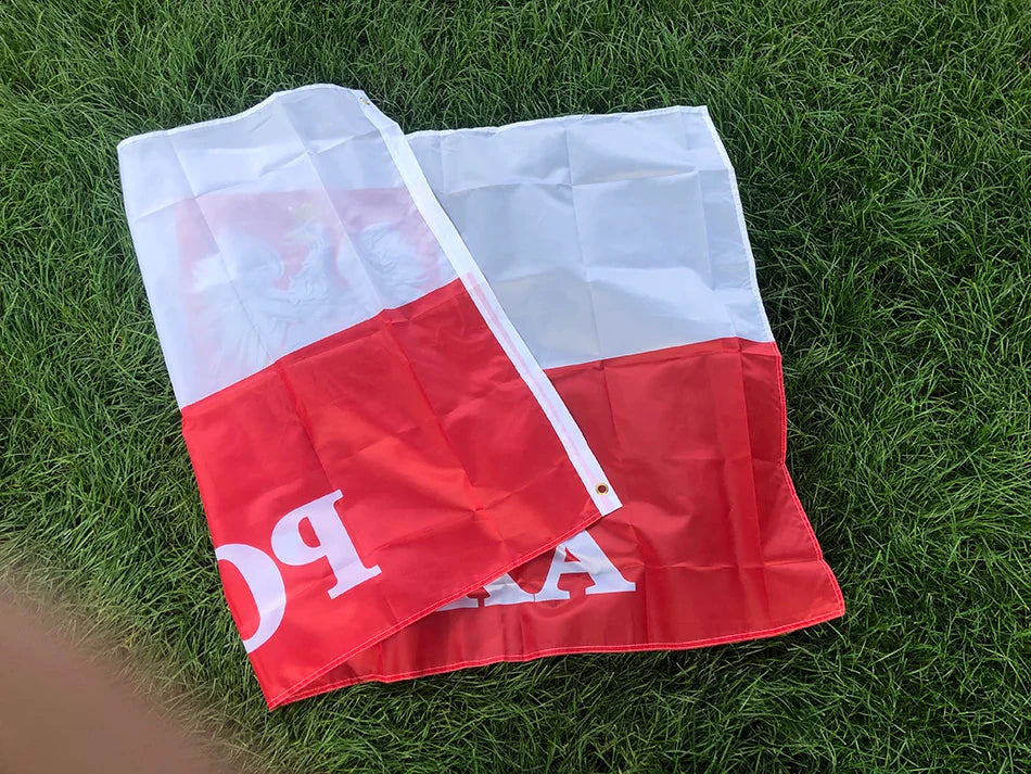 SKY FLAG 90*150cm The Republic Of Poland Eagle flag polish flags white red EU Poland flags Indoor Outdoor Home Decoration