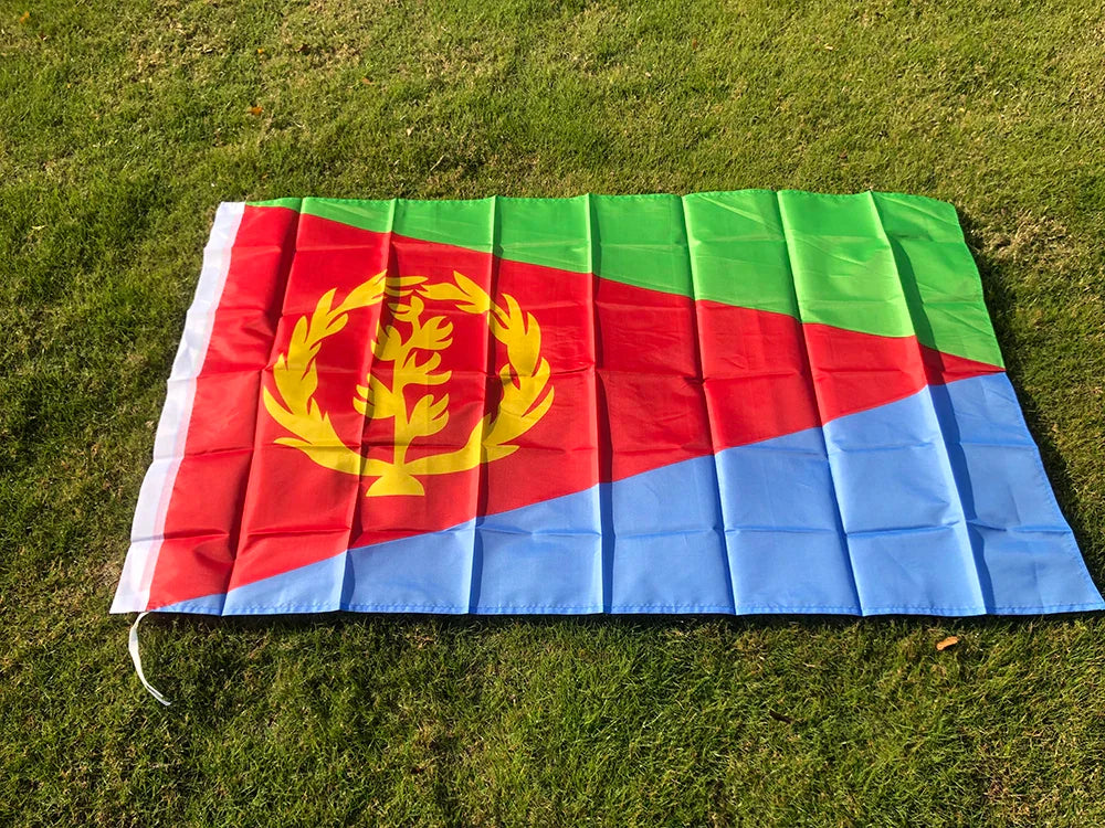 SKY FLAG Eritrea Flag  90x150cm high quality Polyester Hanging Eritrean National Flags banner for Decoration