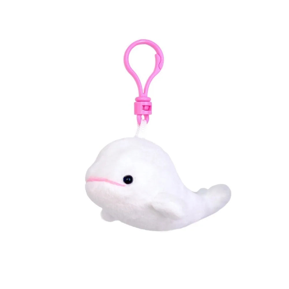 Sea Otter Aquarium Plushies Pendant Penguin Orca Killer Whale Plush Keyring Dolphin Beluga Whale Polar Bear Keychain Bag Hanging