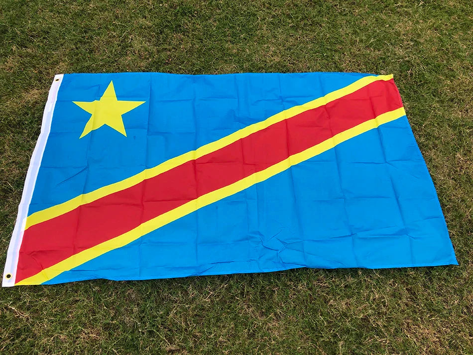 SKY FLAG Congo flag 90X150cm Congo Democratic Republic of the Congo flag Banner 3x5 ft National flag Home Decoration flags