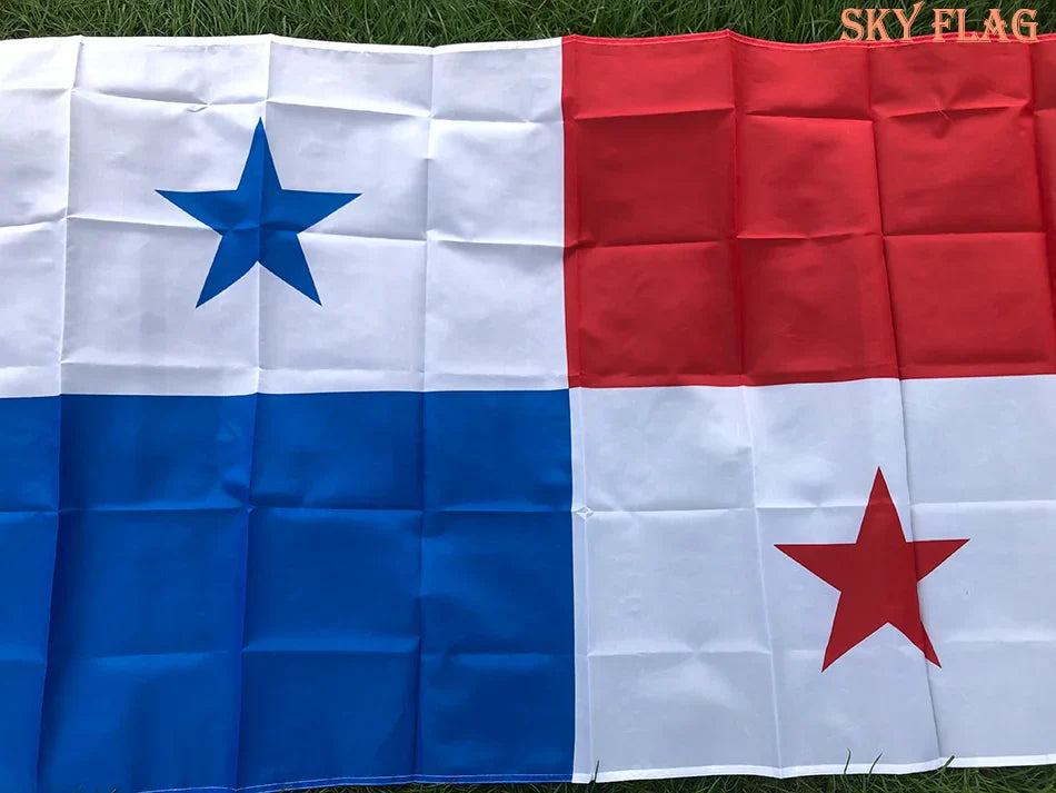 SKY FLAG Panama Flag 90x150cm hanging polyester pan pa Panama Flag Flying for Soccer
