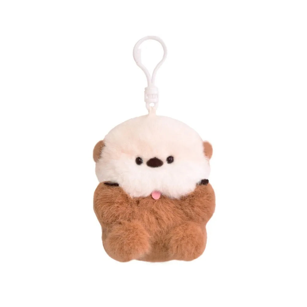 Sea Otter Aquarium Plushies Pendant Penguin Orca Killer Whale Plush Keyring Dolphin Beluga Whale Polar Bear Keychain Bag Hanging