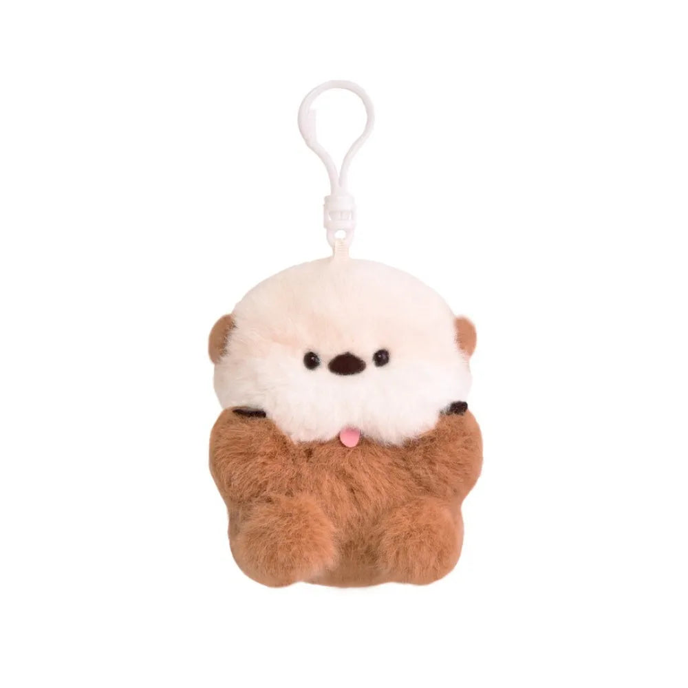 Sea Otter Aquarium Plushies Pendant Penguin Orca Killer Whale Plush Keyring Dolphin Beluga Whale Polar Bear Keychain Bag Hanging