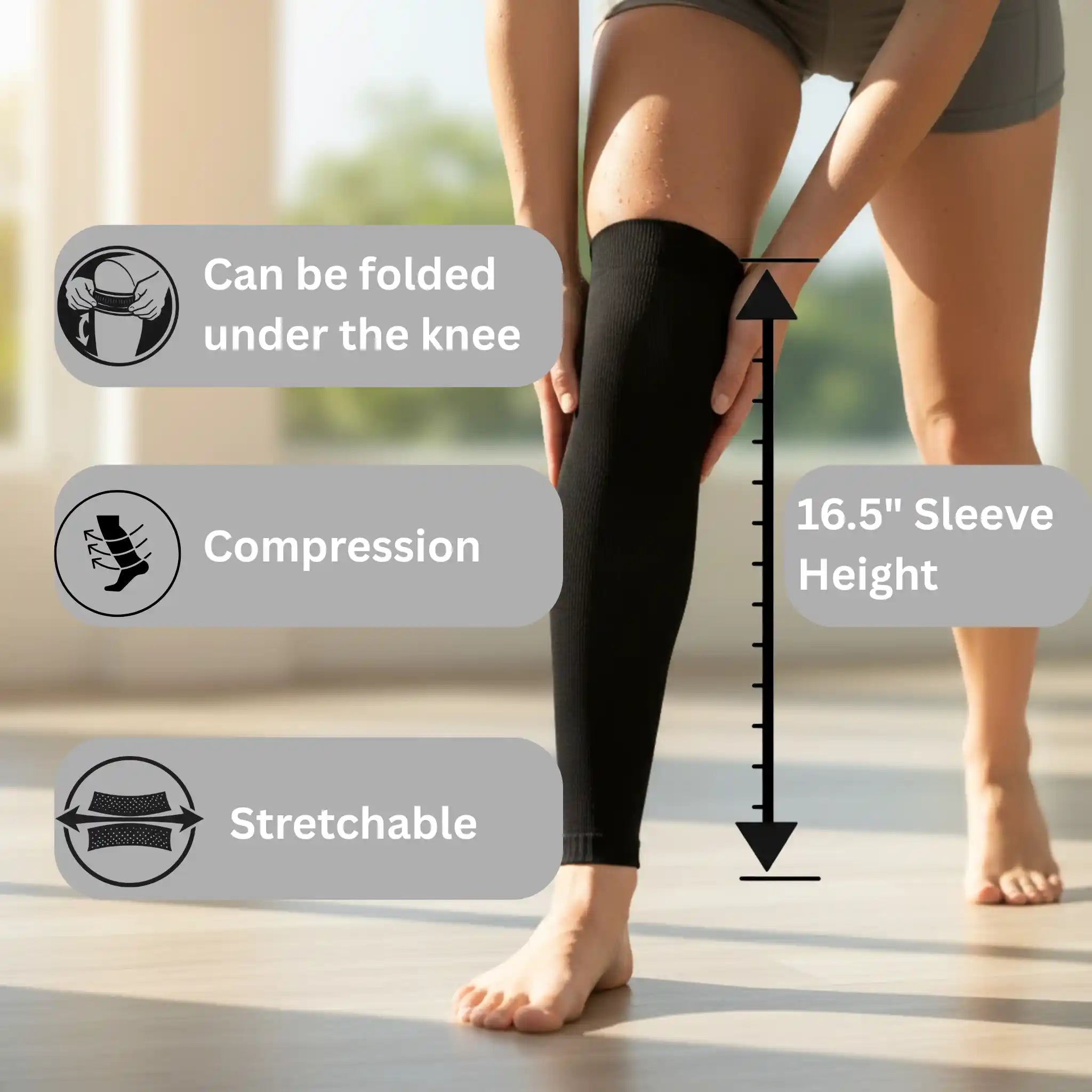 ONEKEEPER Multi-Color Compression Calf Sock Sleeves (No Logo)