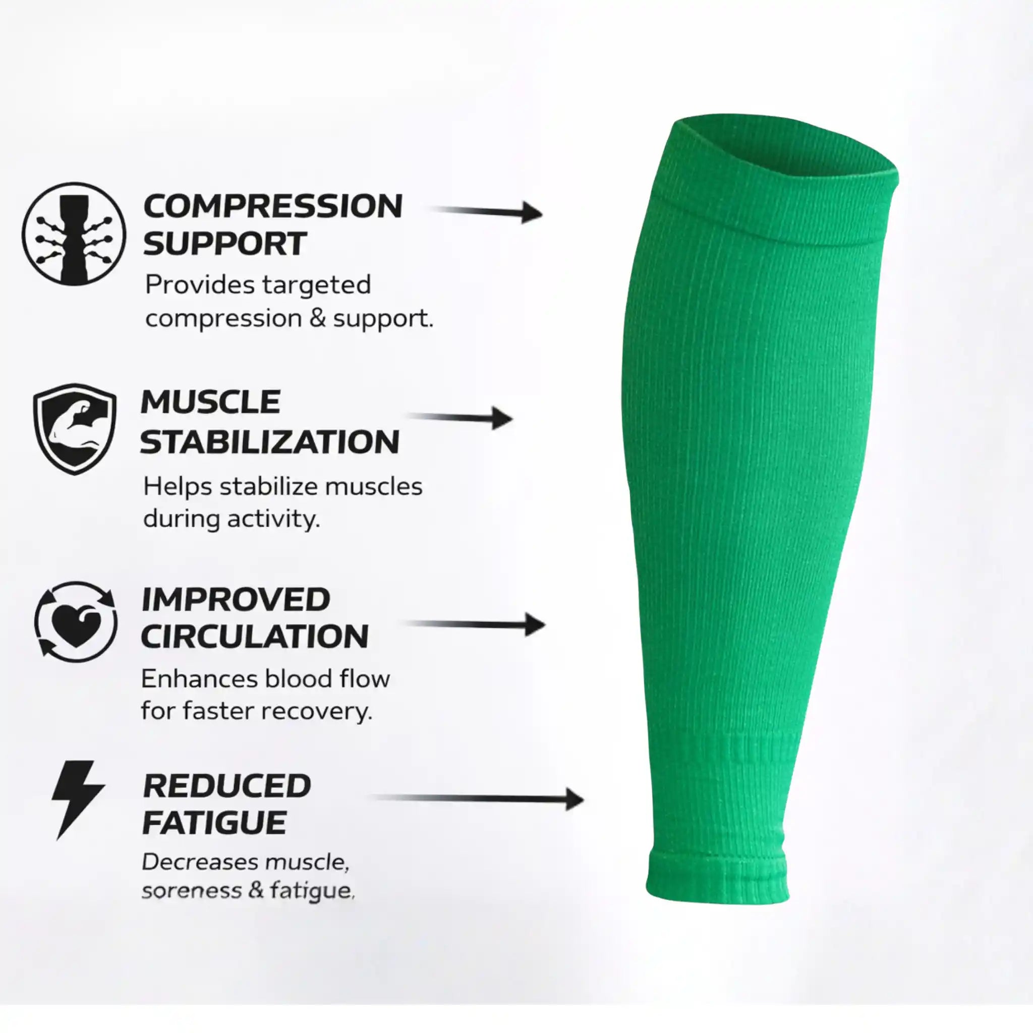 ONEKEEPER Multi-Color Compression Calf Sock Sleeves (No Logo)