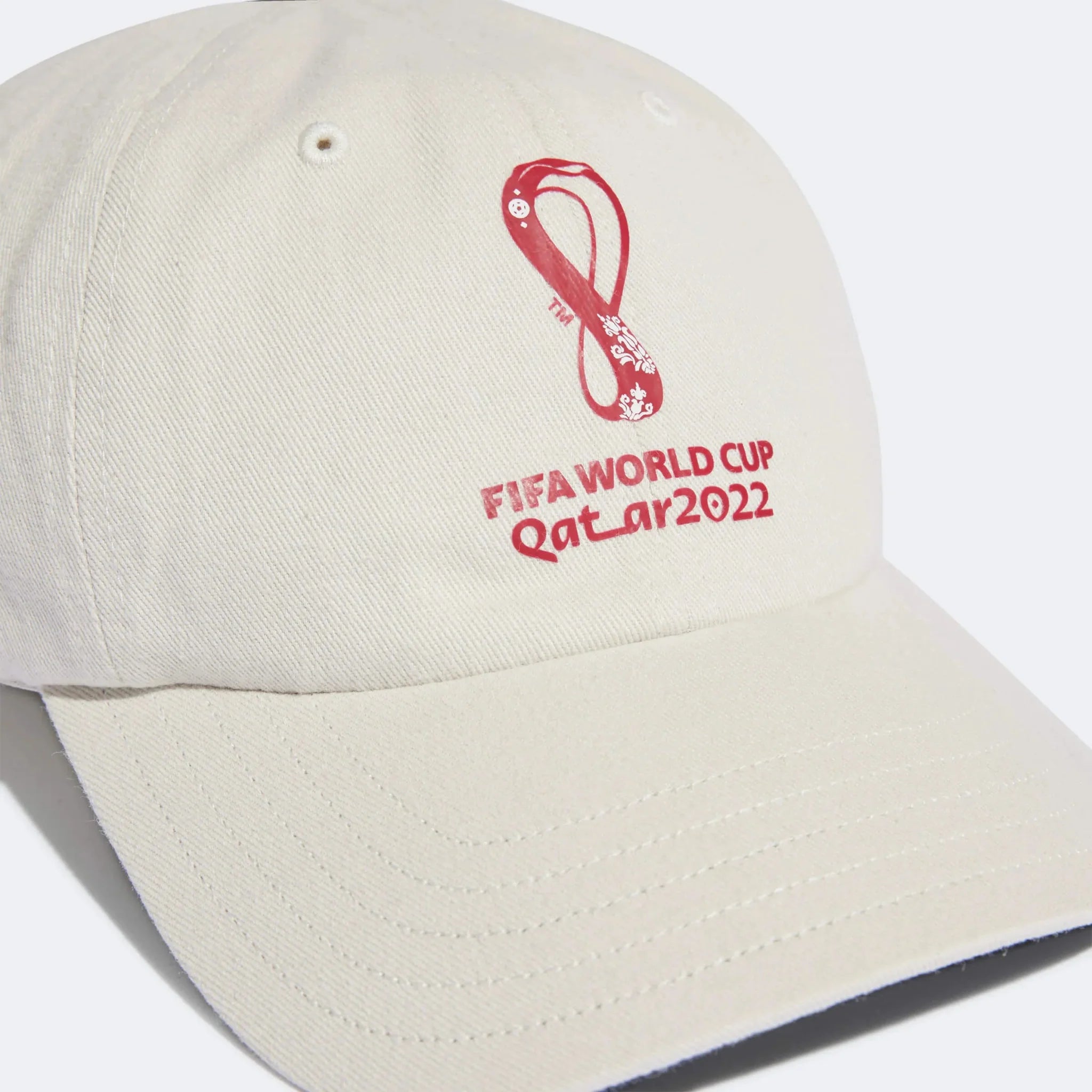 adidas 2022 FIFA World Cup Emblem Cap - Talc