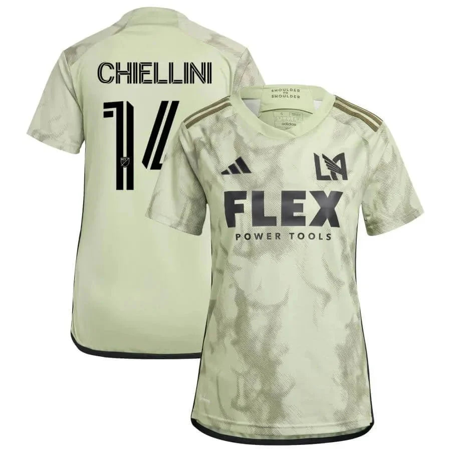 adidas 2023-24 LAFC Women's Away Jersey - Magic Lime-Tent Green