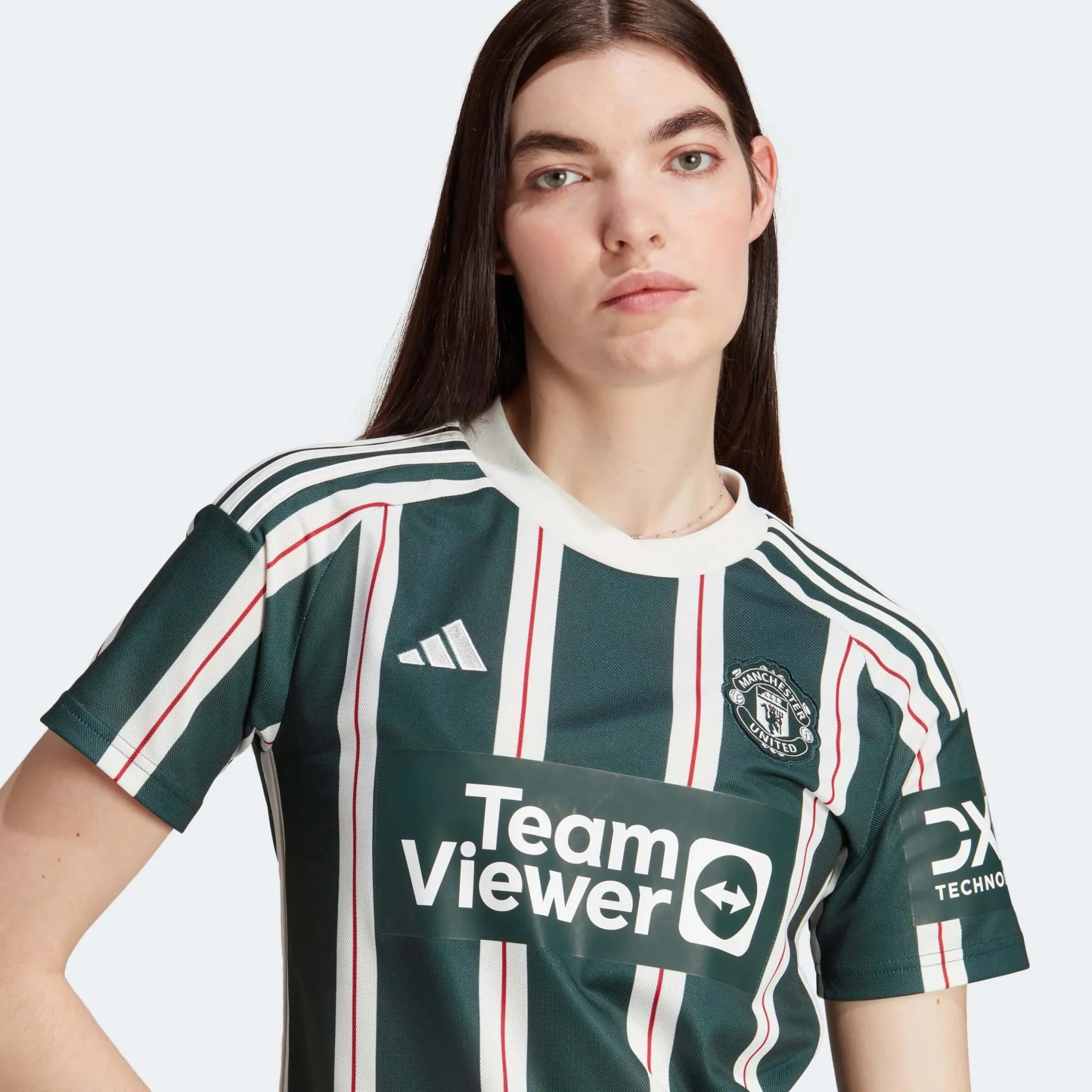 adidas 2023-24 Manchester United Women's Stadium Away Jersey