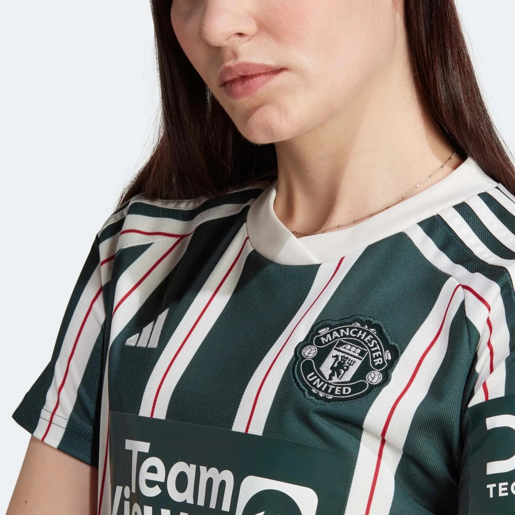 adidas 2023-24 Manchester United Women's Stadium Away Jersey