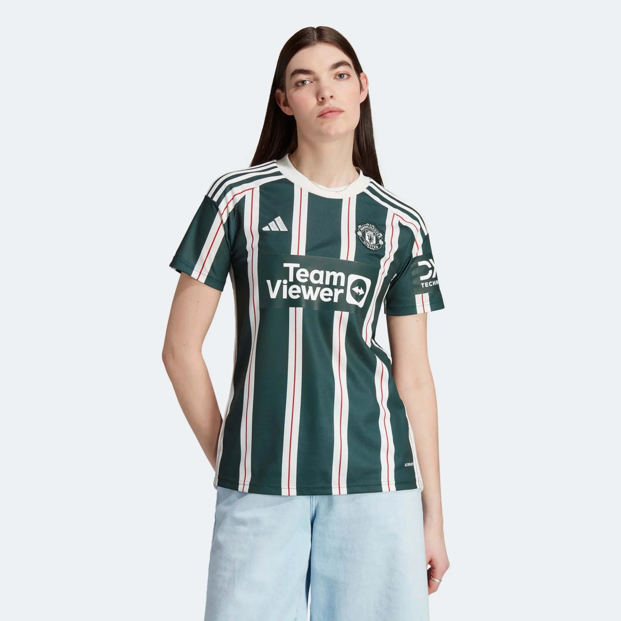 adidas 2023-24 Manchester United Women's Stadium Away Jersey