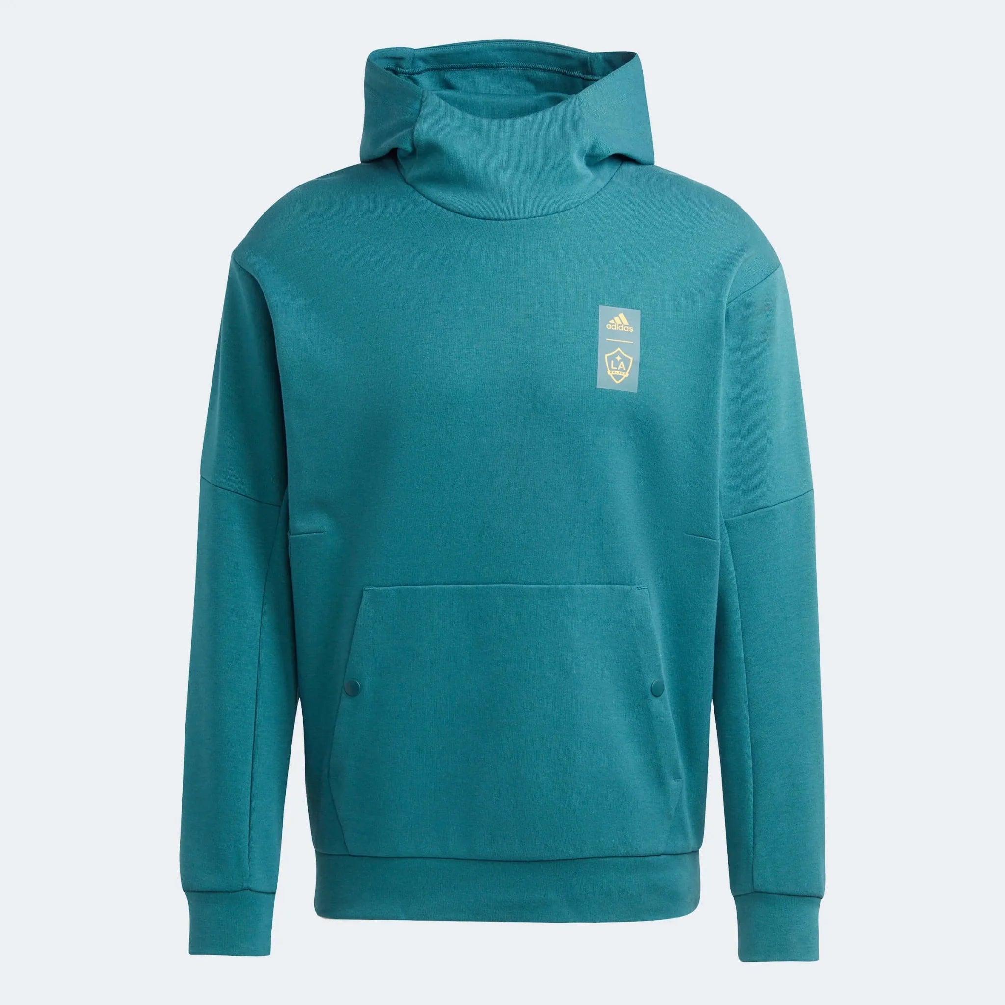 adidas 2023 LA Galaxy Travel Hoodie - Mystery Green