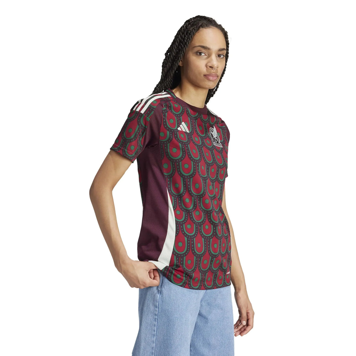 adidas 2024-25 Mexico Women's Stadium Home Jersey