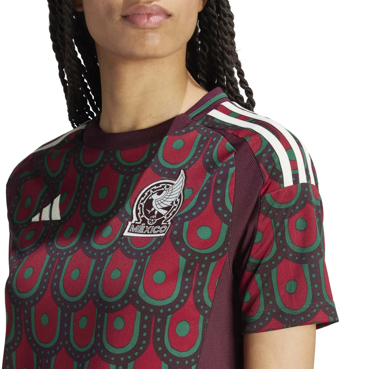 adidas 2024-25 Mexico Women's Stadium Home Jersey