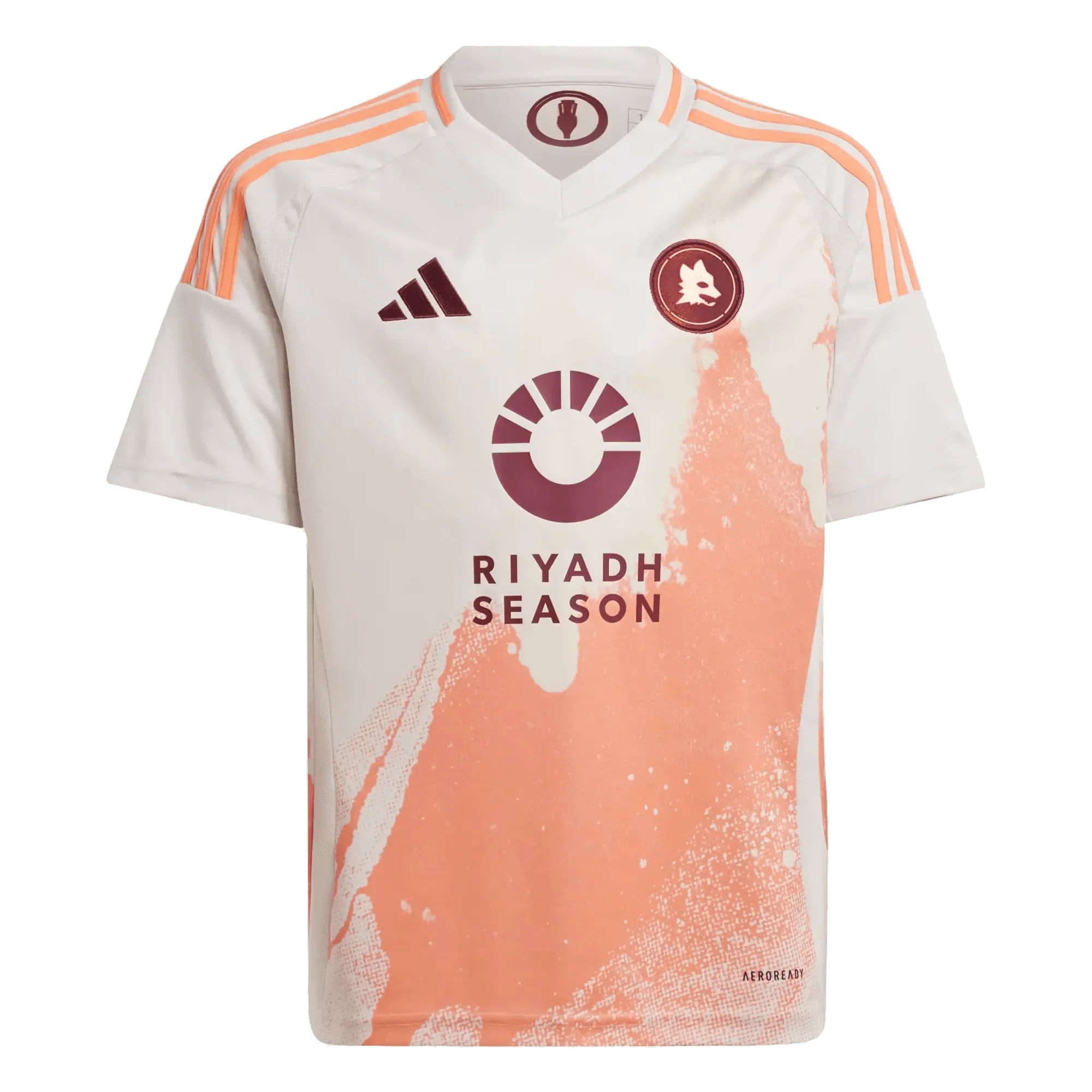 adidas 2024-25 Roma Youth Stadium Away Jersey