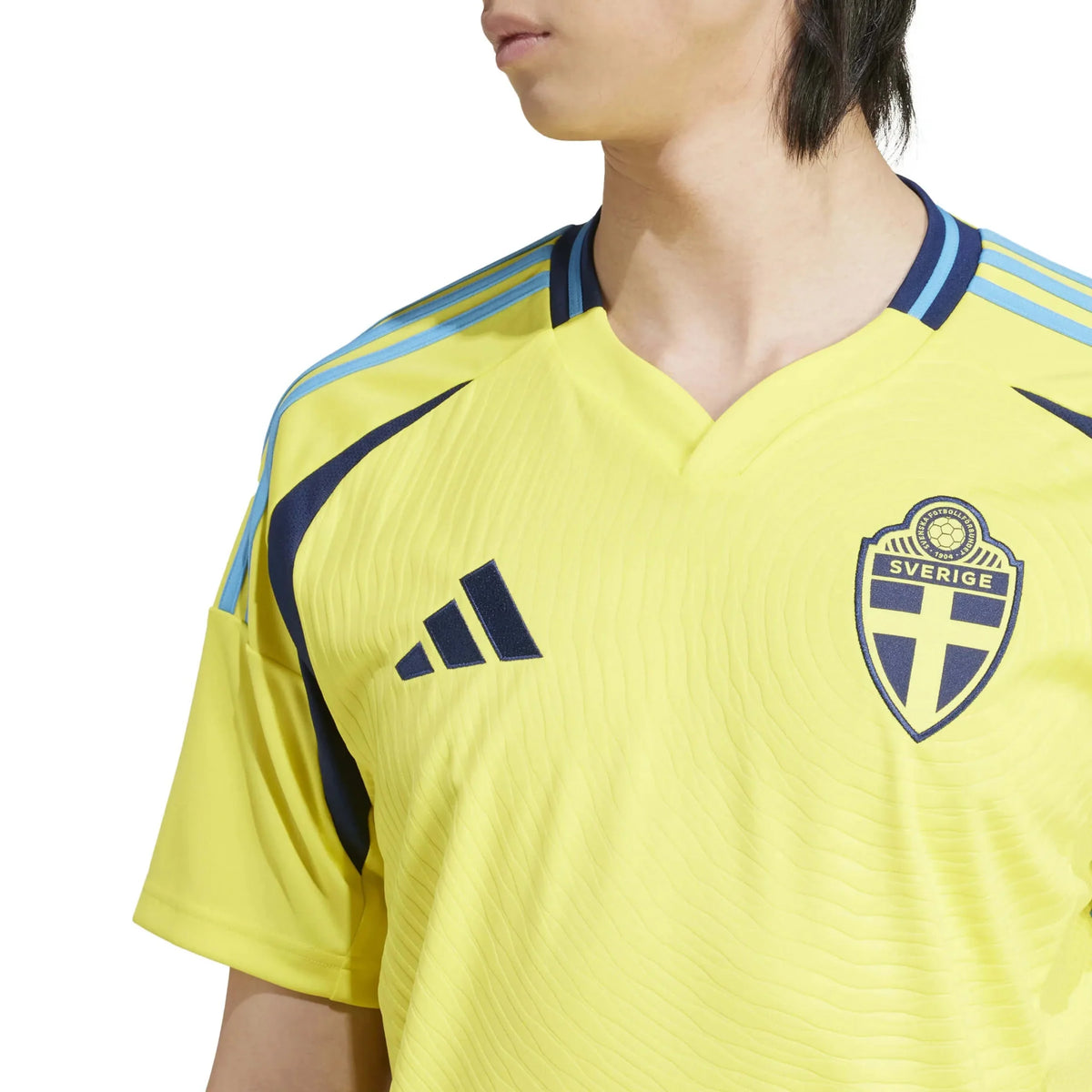 adidas 2024-25 Sweden Men's Stadium Home Jersey