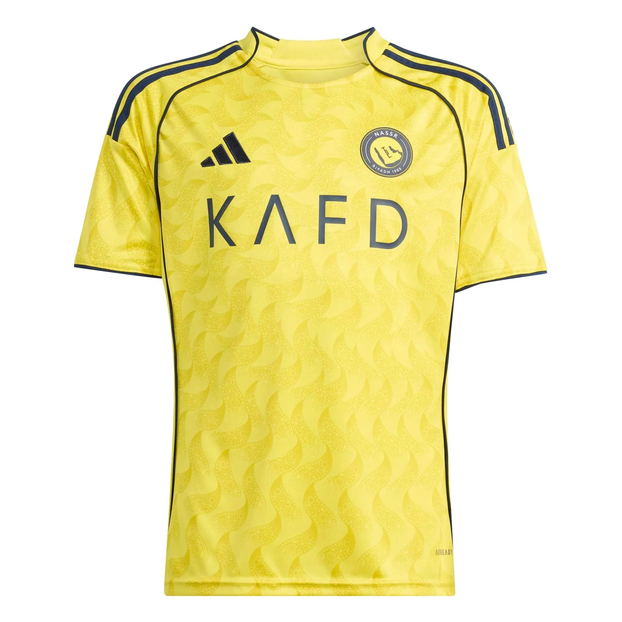 adidas 2025-26 Al Nassr Youth Stadium Home Ronaldo #7 Soccer Jersey