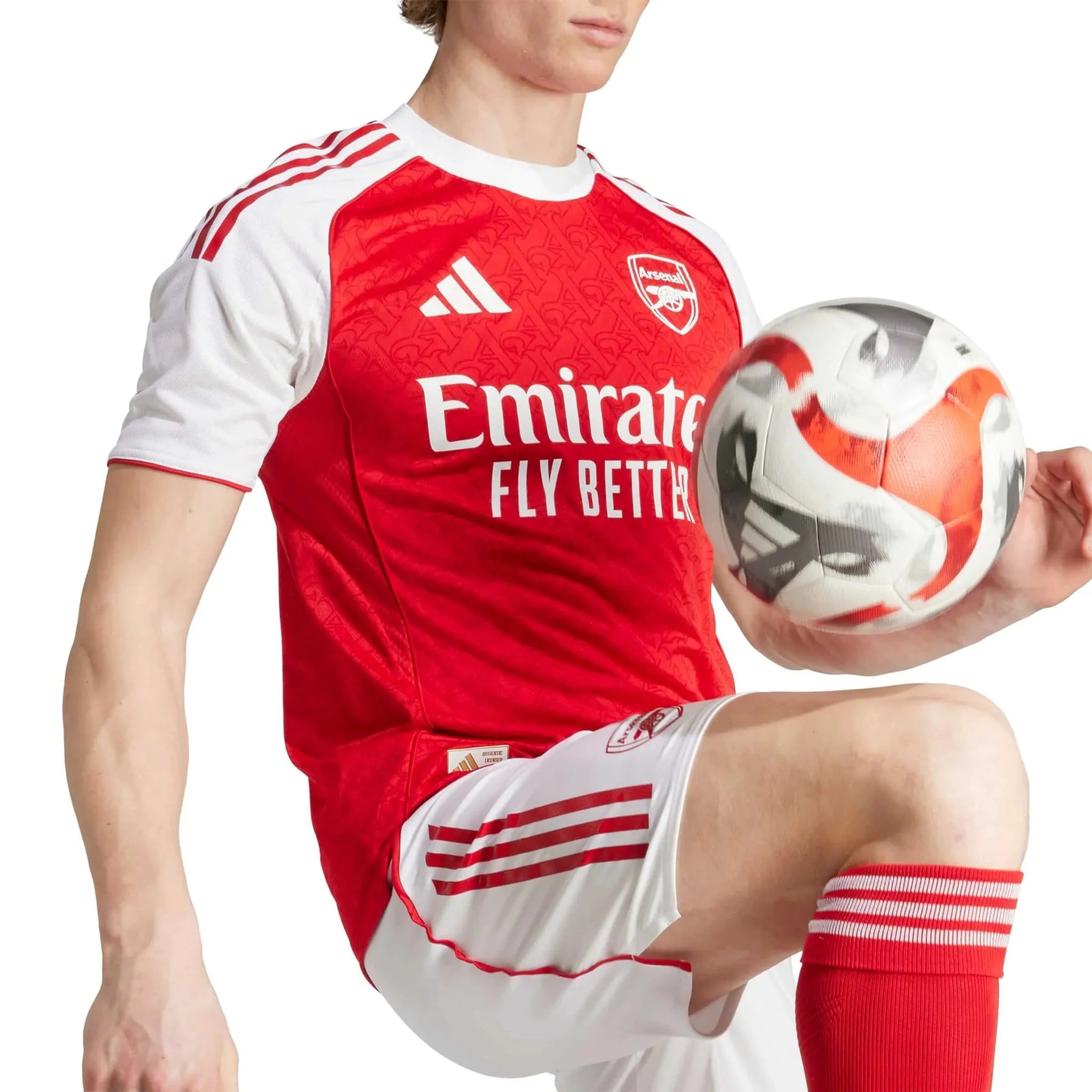 adidas 2025-26 Arsenal Men's Authentic Home Soccer Jersey