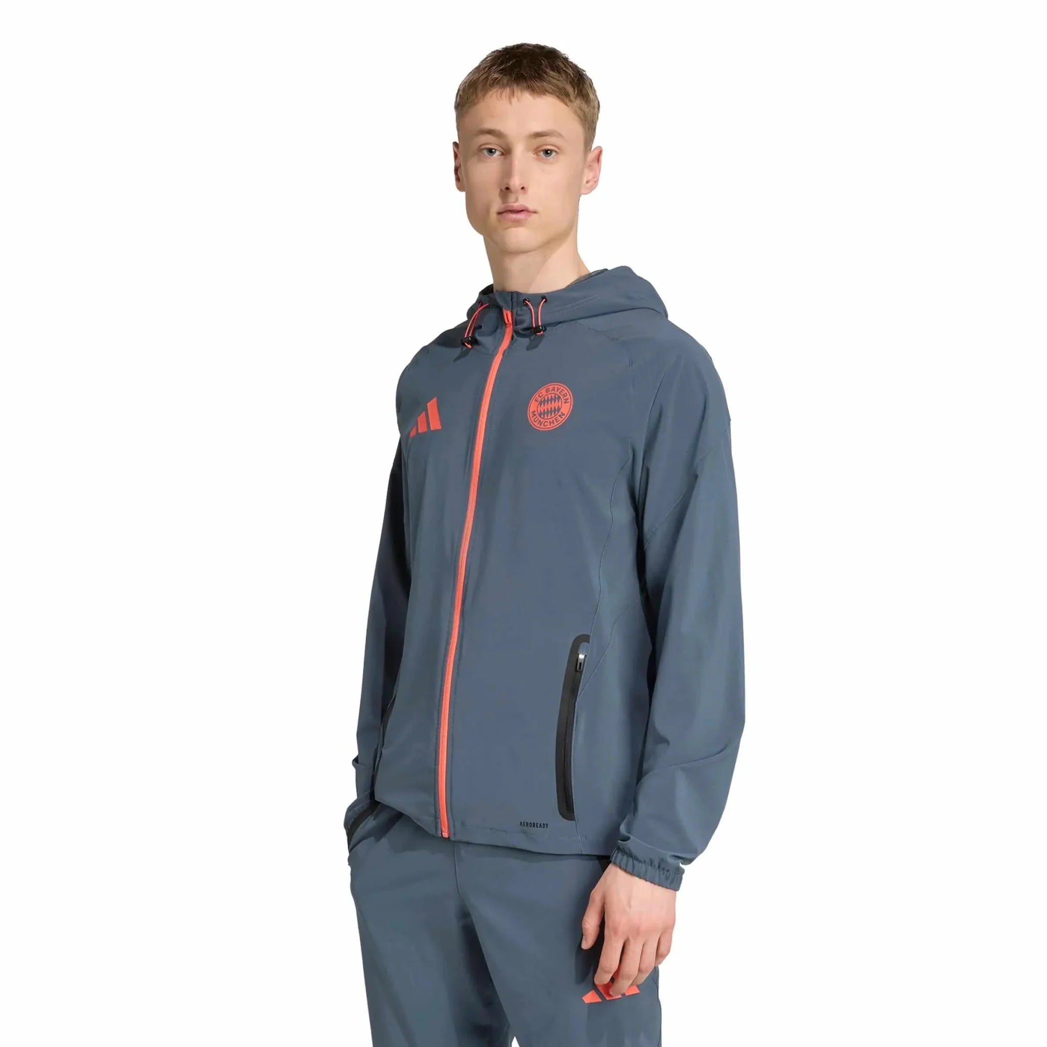 adidas 2025-26 Bayern Munich Men's Tiro 25 Competition Vis Tech Travel Jacket