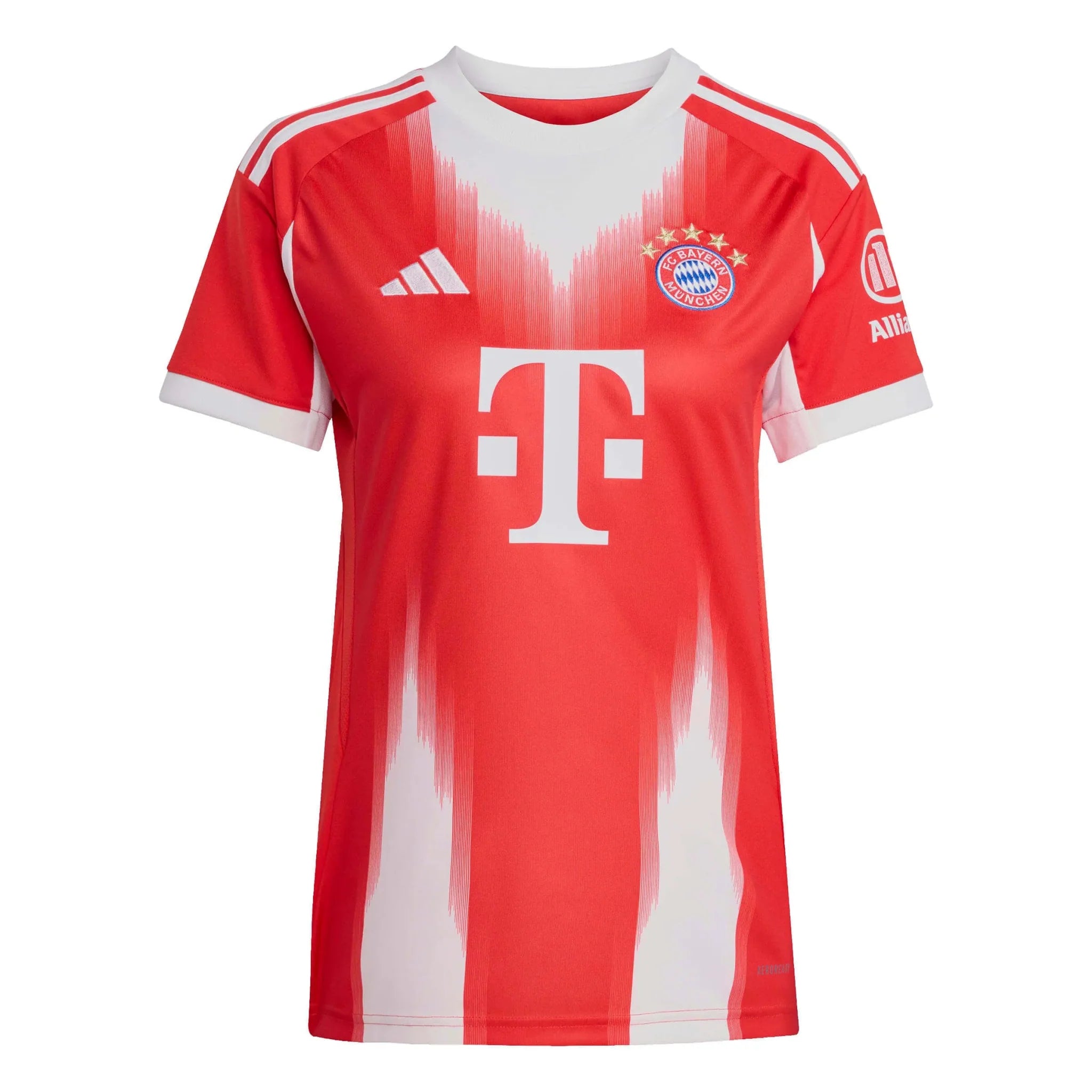 adidas 2025-26 Bayern Munich Women's Stadium Home Soccer Jersey