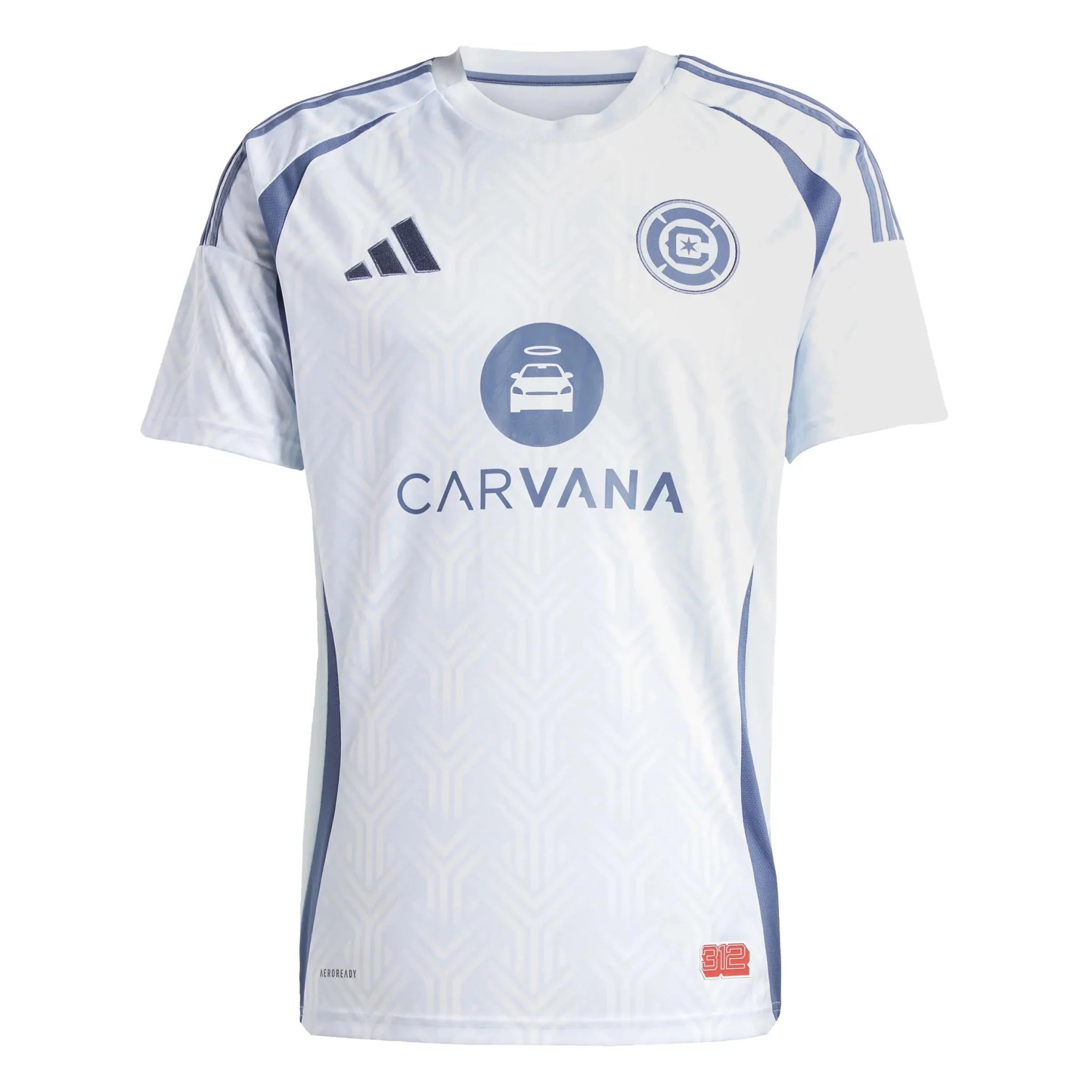 adidas 2025-26 Chicago Fire Men's Stadium Away Soccer Jersey