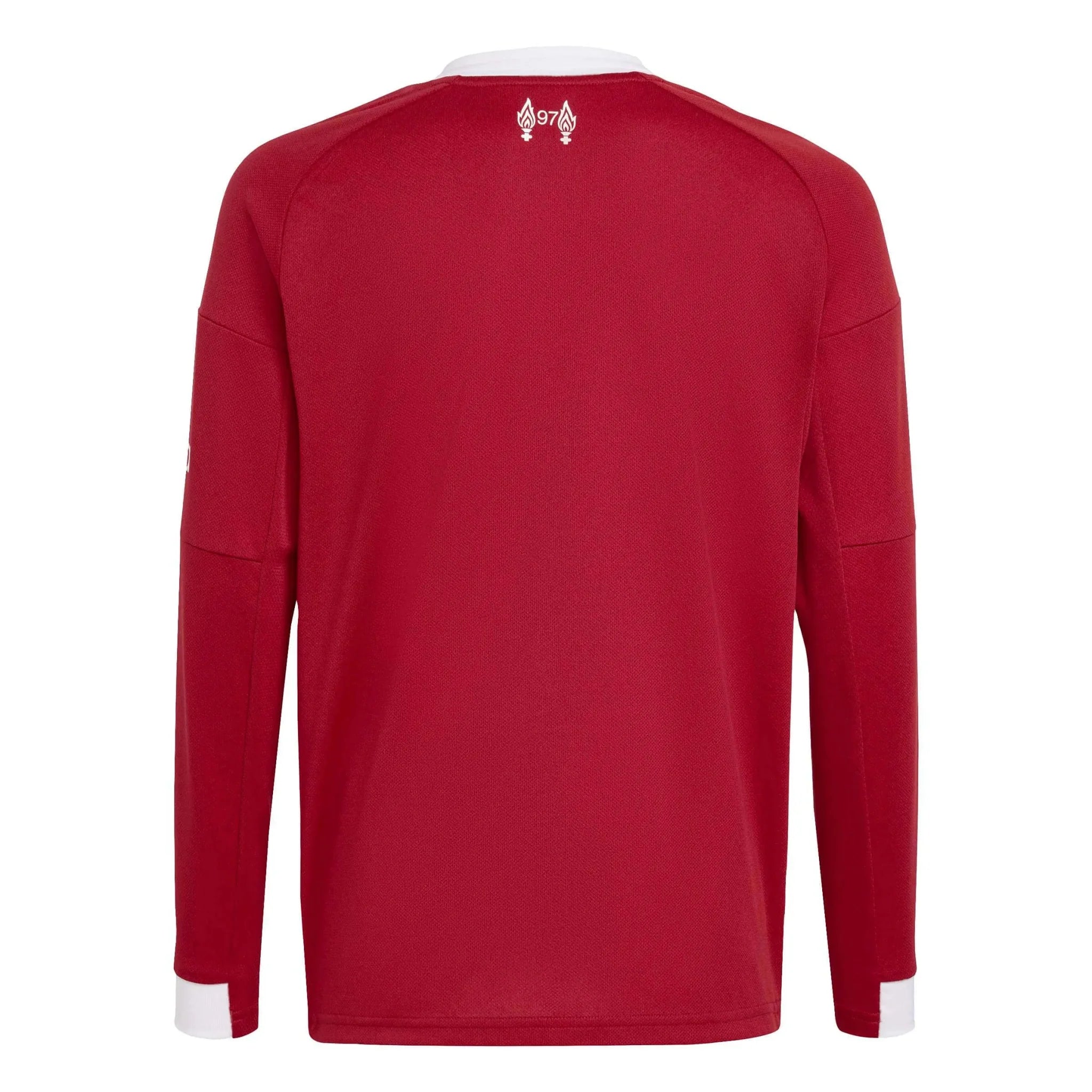 adidas 2025-26 Liverpool Youth Stadium Home Long-Sleeve Soccer Jersey