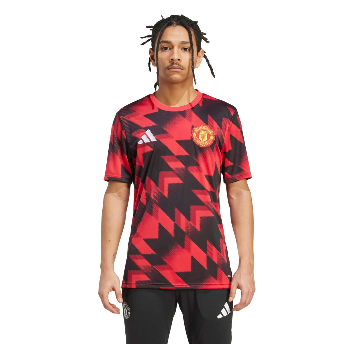 adidas 2025-26 Manchester United Men's Pre-Match Soccer Jersey