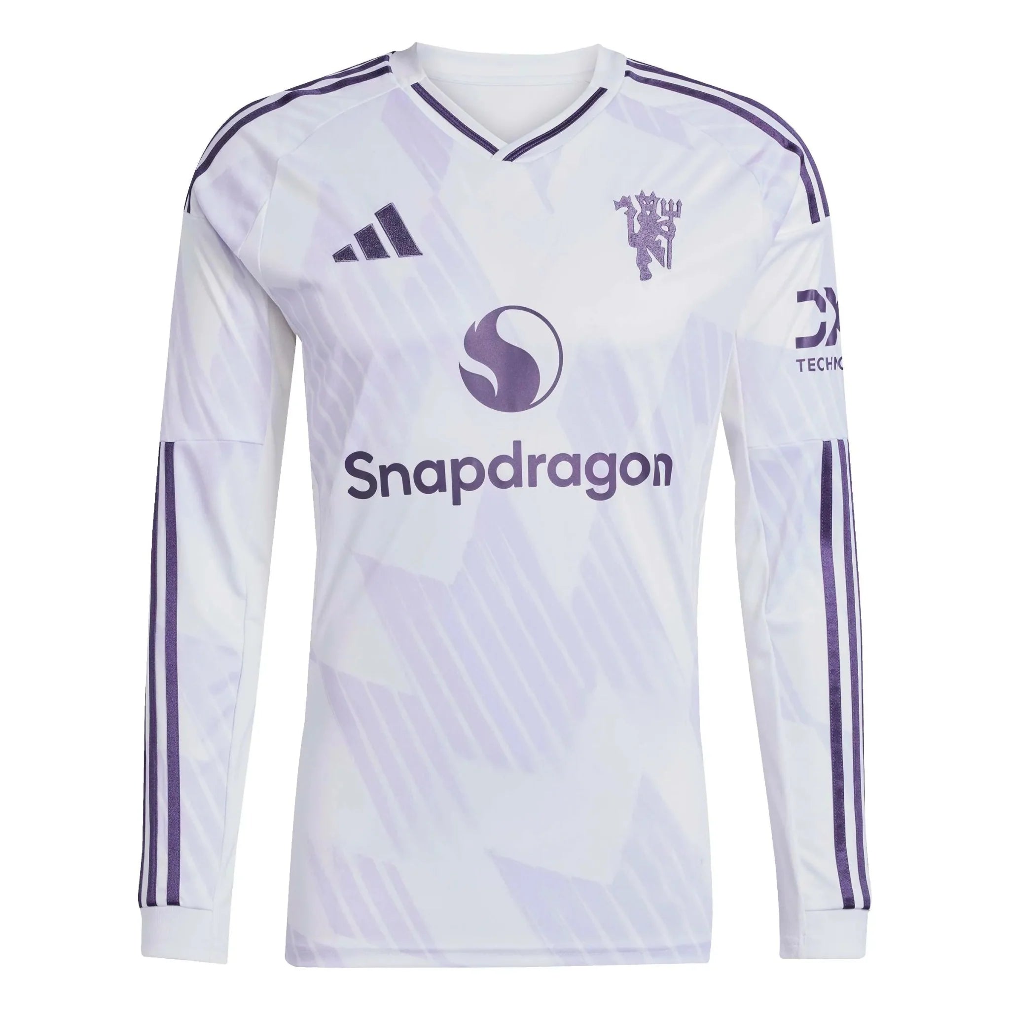 adidas 2025-26 Manchester United Men's Stadium Away Long-Sleeve Soccer Jersey