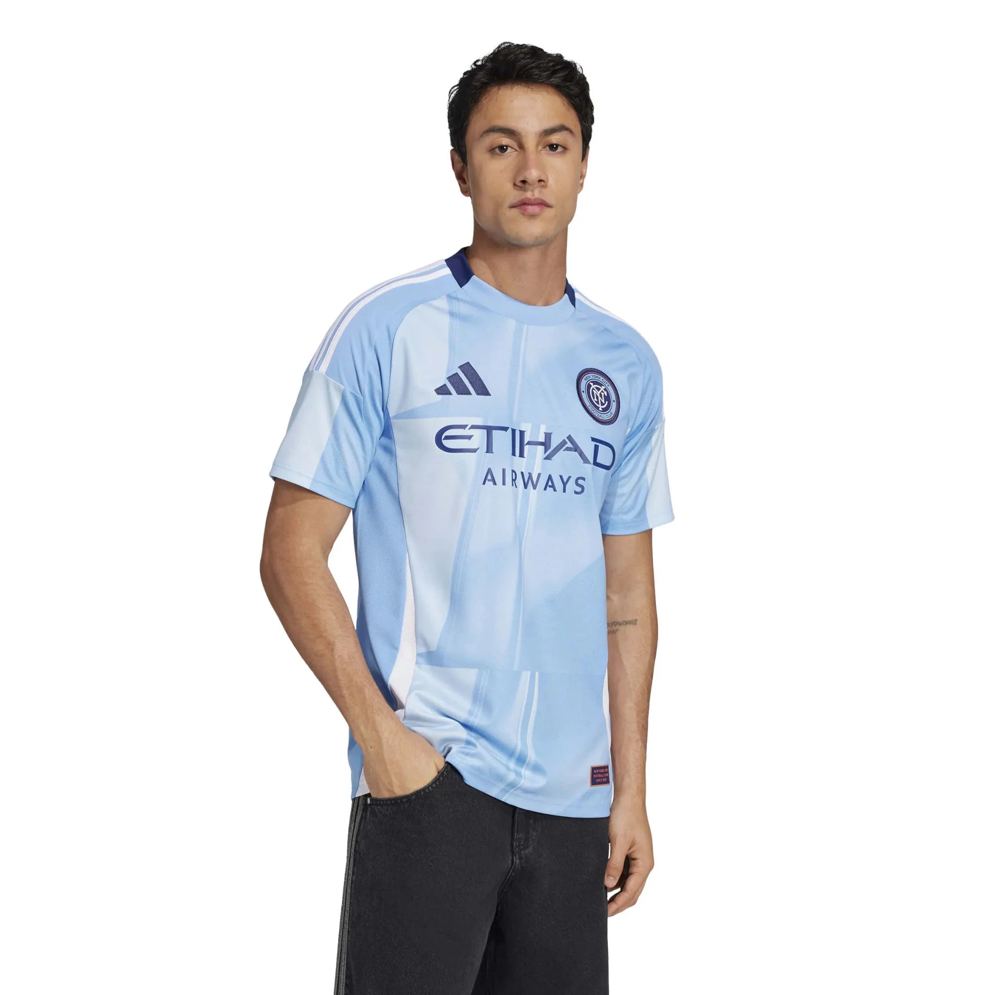 adidas 2025-26 New York City FC Men's Stadium Home Soccer Jersey