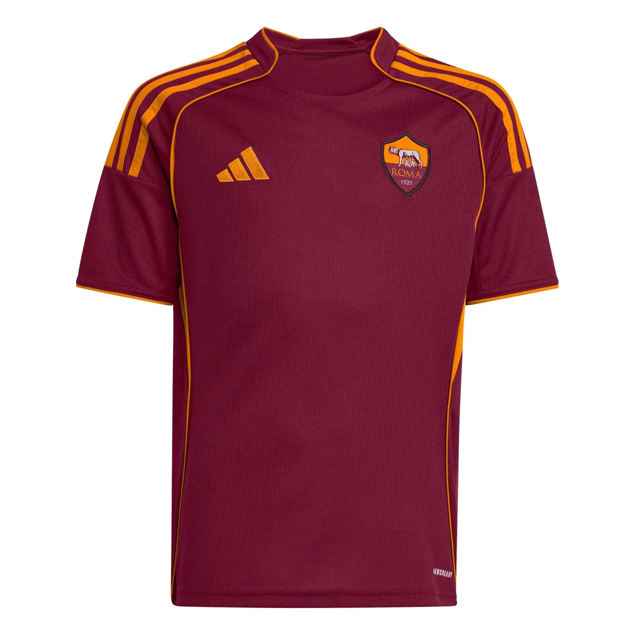 adidas 2025-26 Roma Youth Stadium Home Soccer Jersey