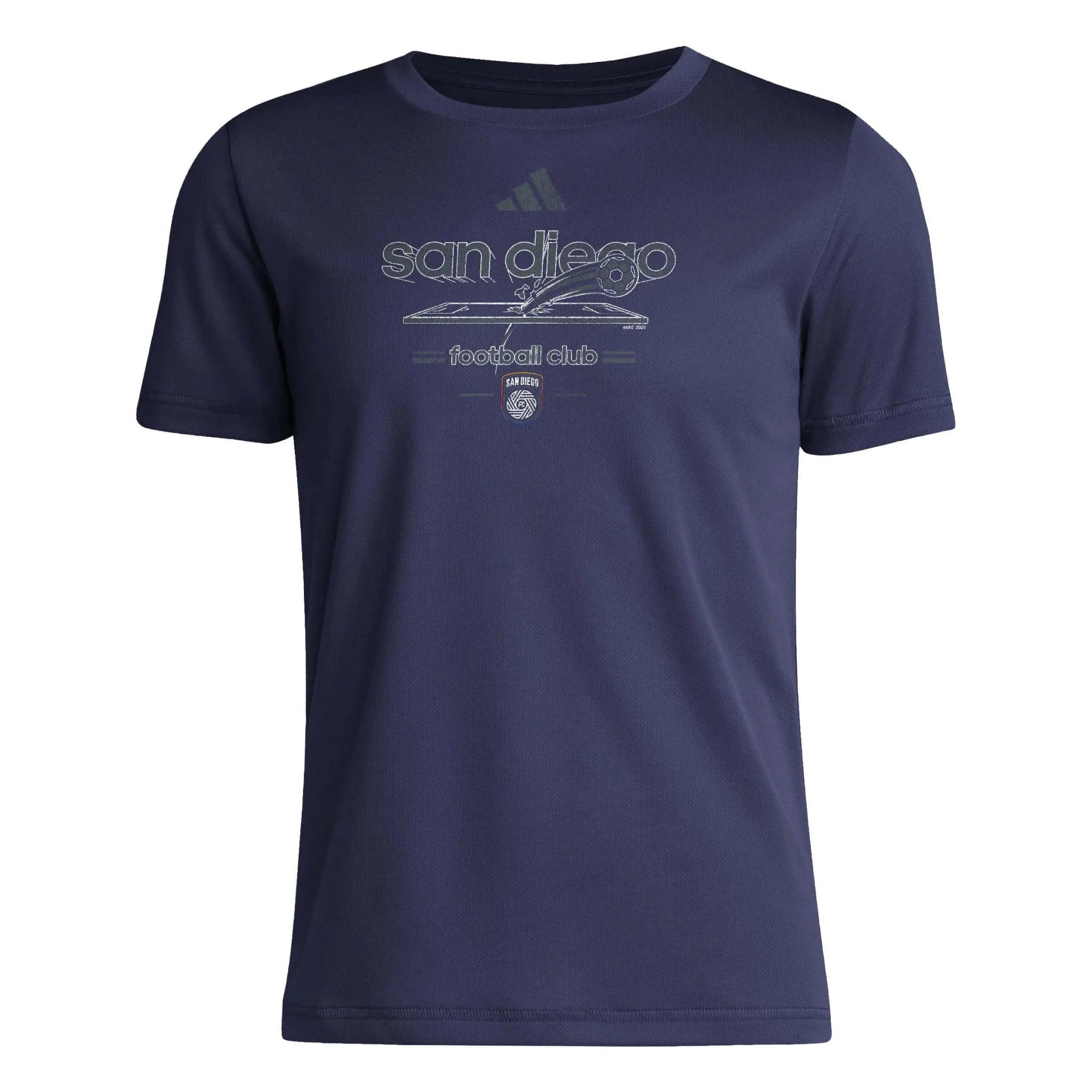 adidas 2025 San Diego Youth Pre-Game Tee