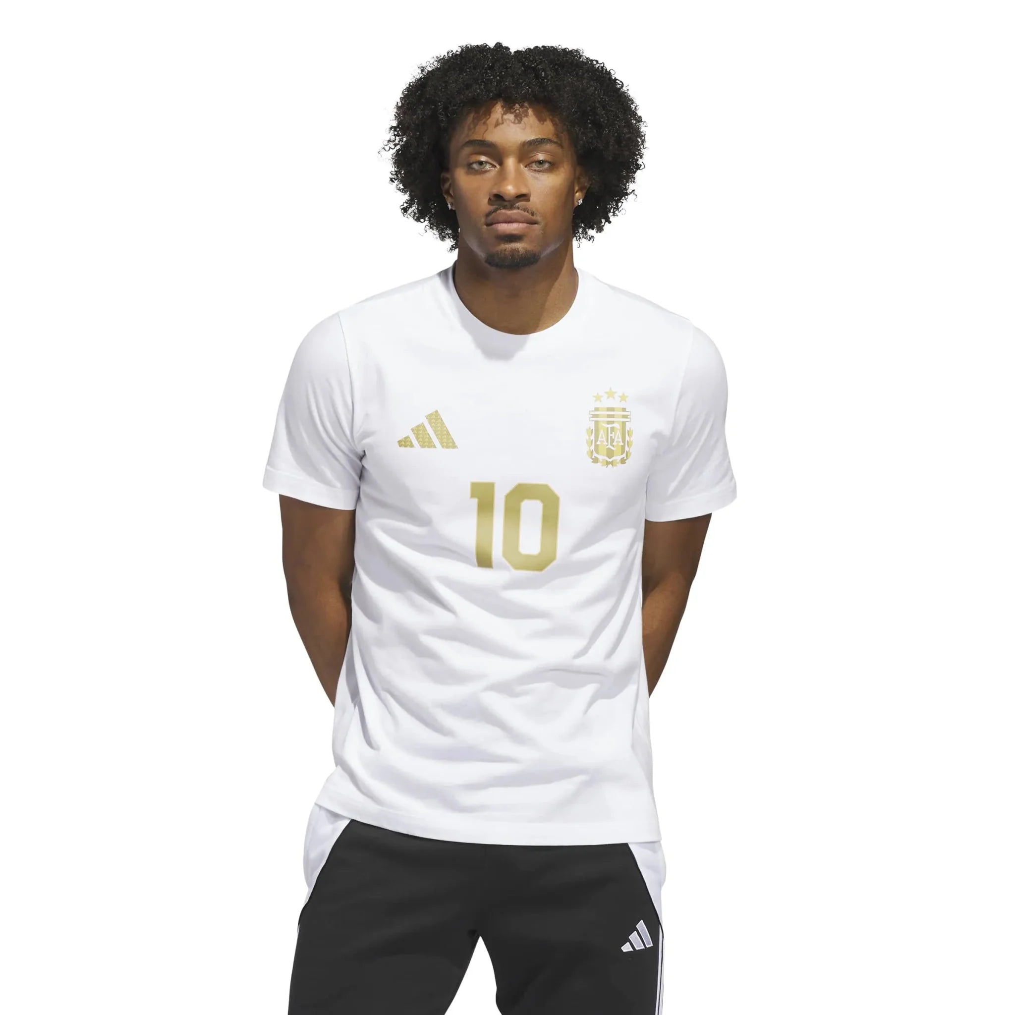 adidas 2026 Argentina Men's Messi Name And Number Tee