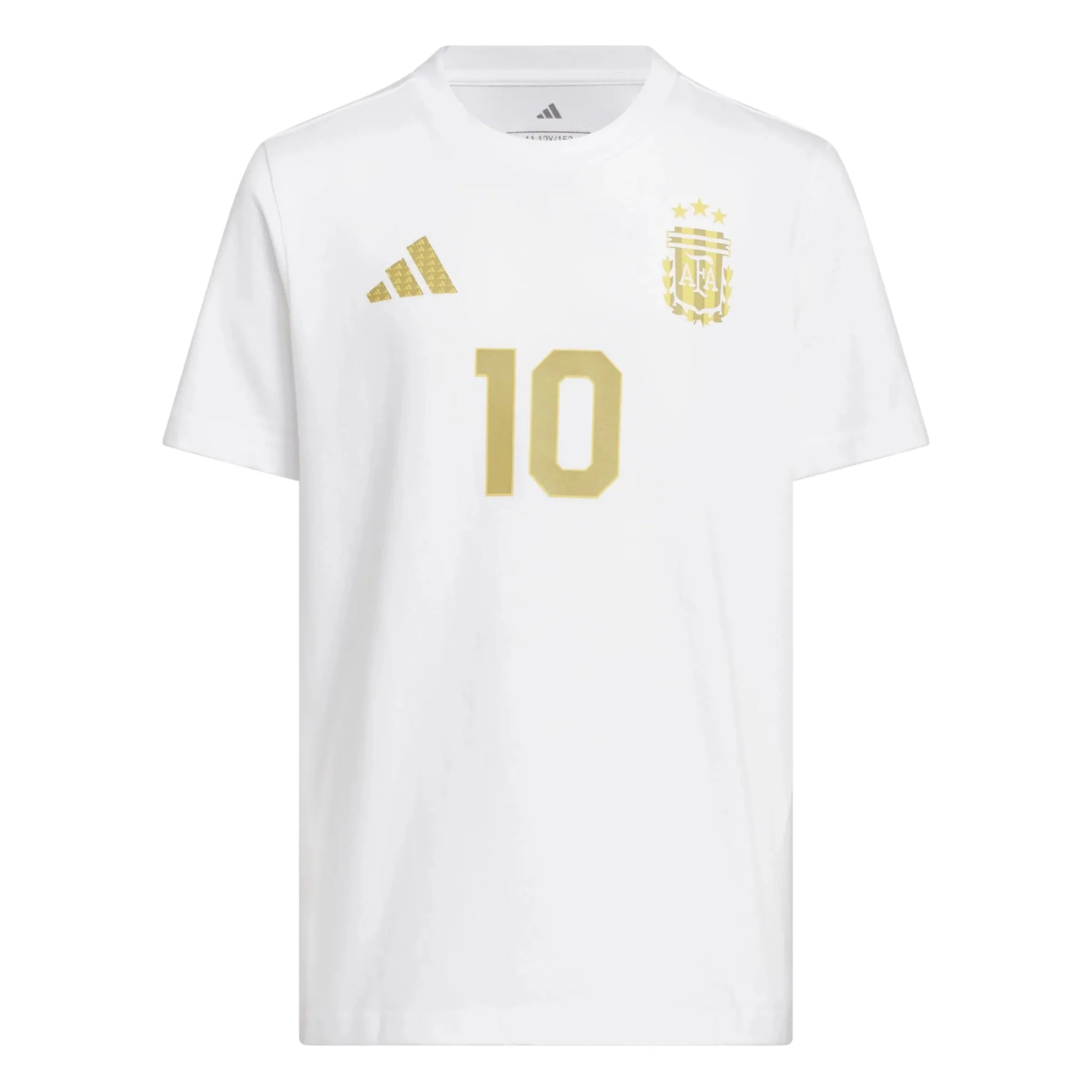 adidas 2026 Argentina Youth Messi Name And Number Tee