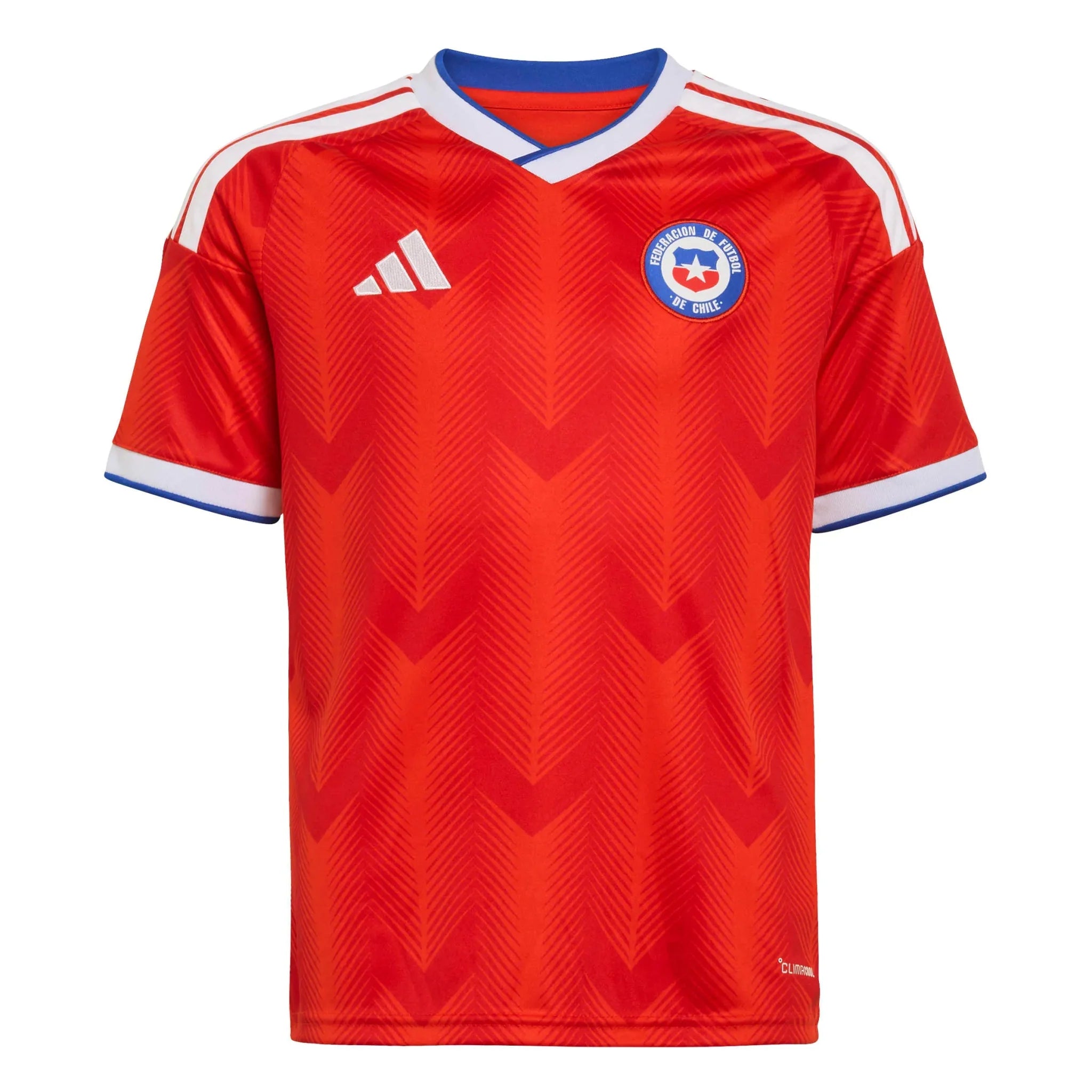 adidas 2026 Chile Youth Stadium Home Soccer Jersey