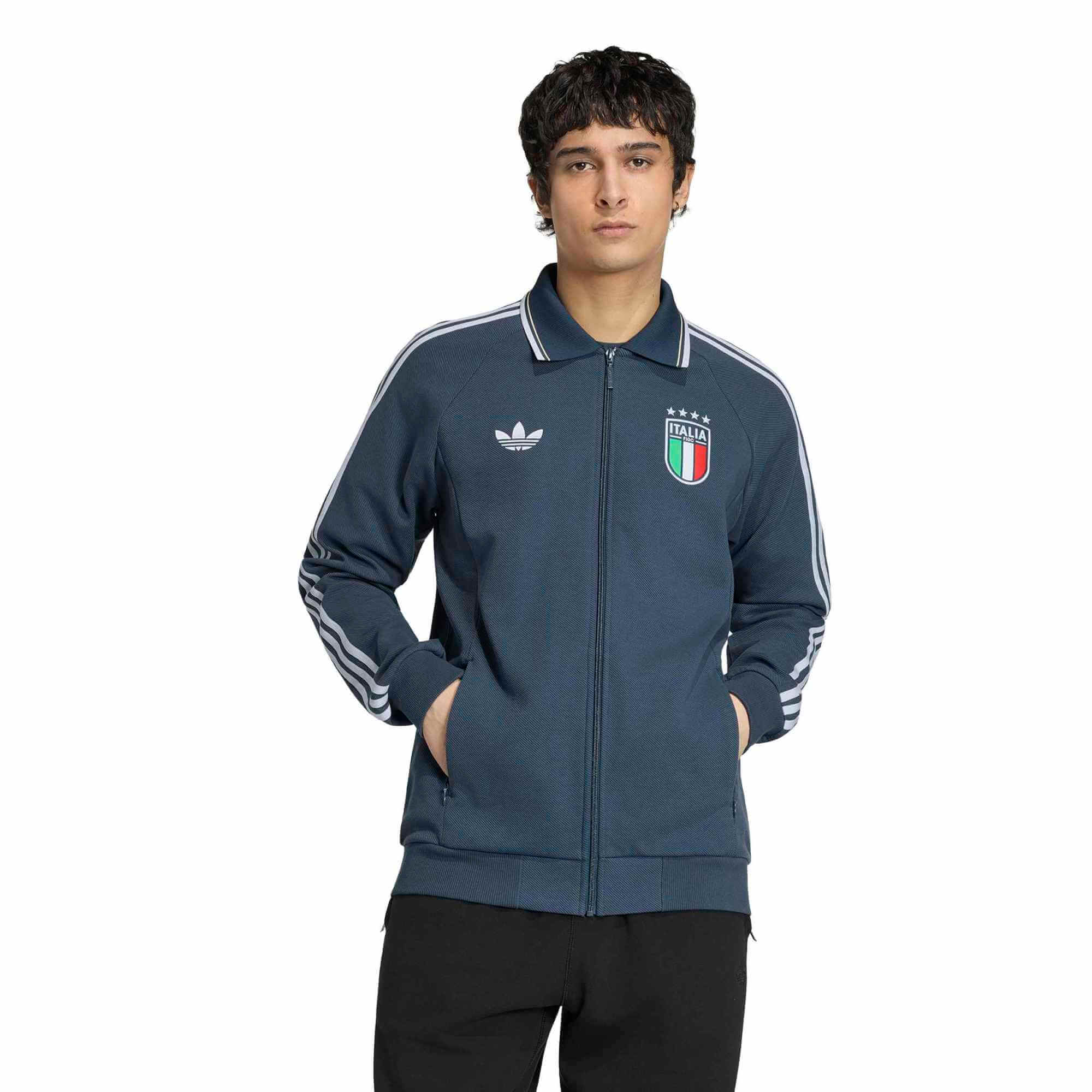 adidas 2026 Italy Men's Away Originals Anthem Jacket