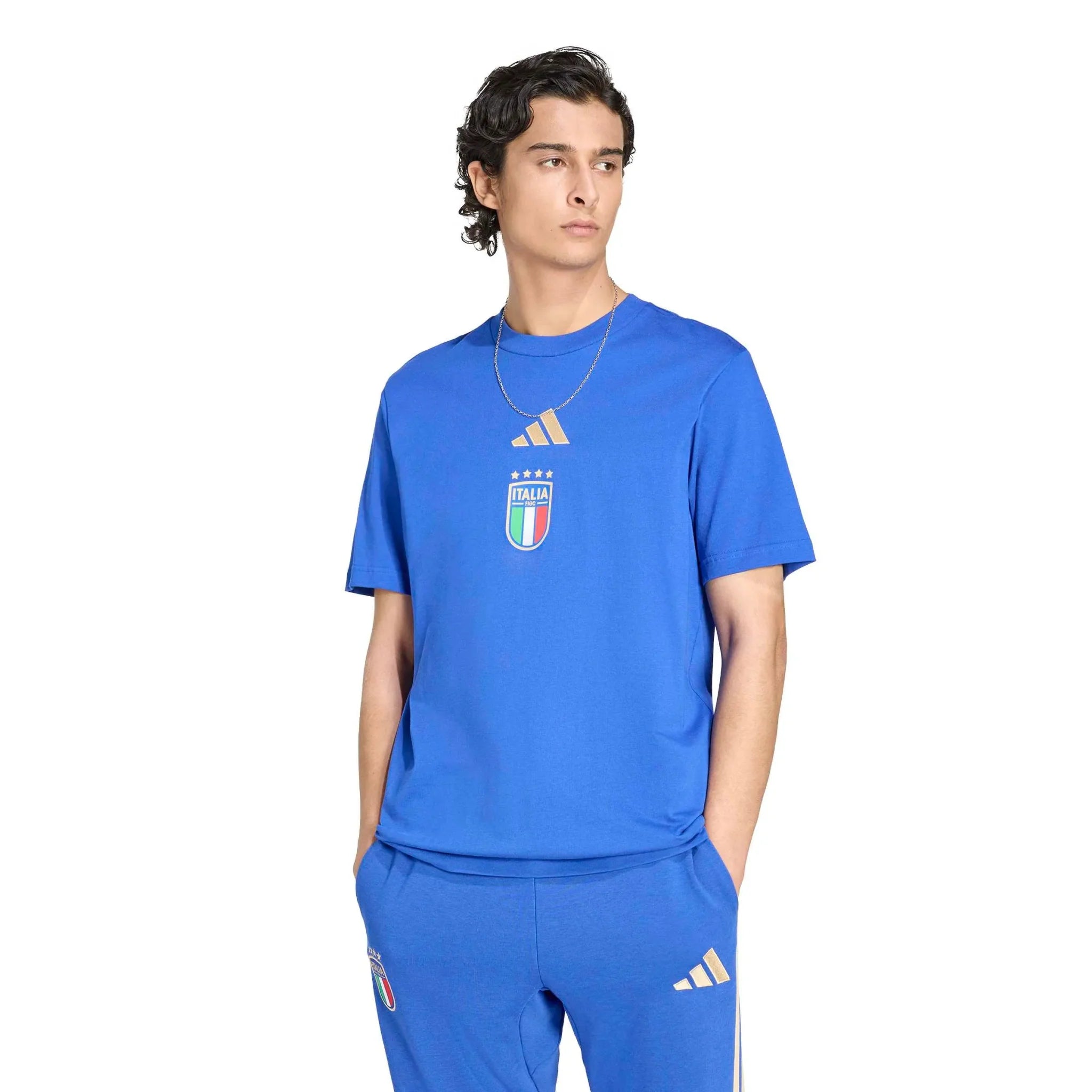 adidas 2026 Italy Men's DNA Graphic Tee