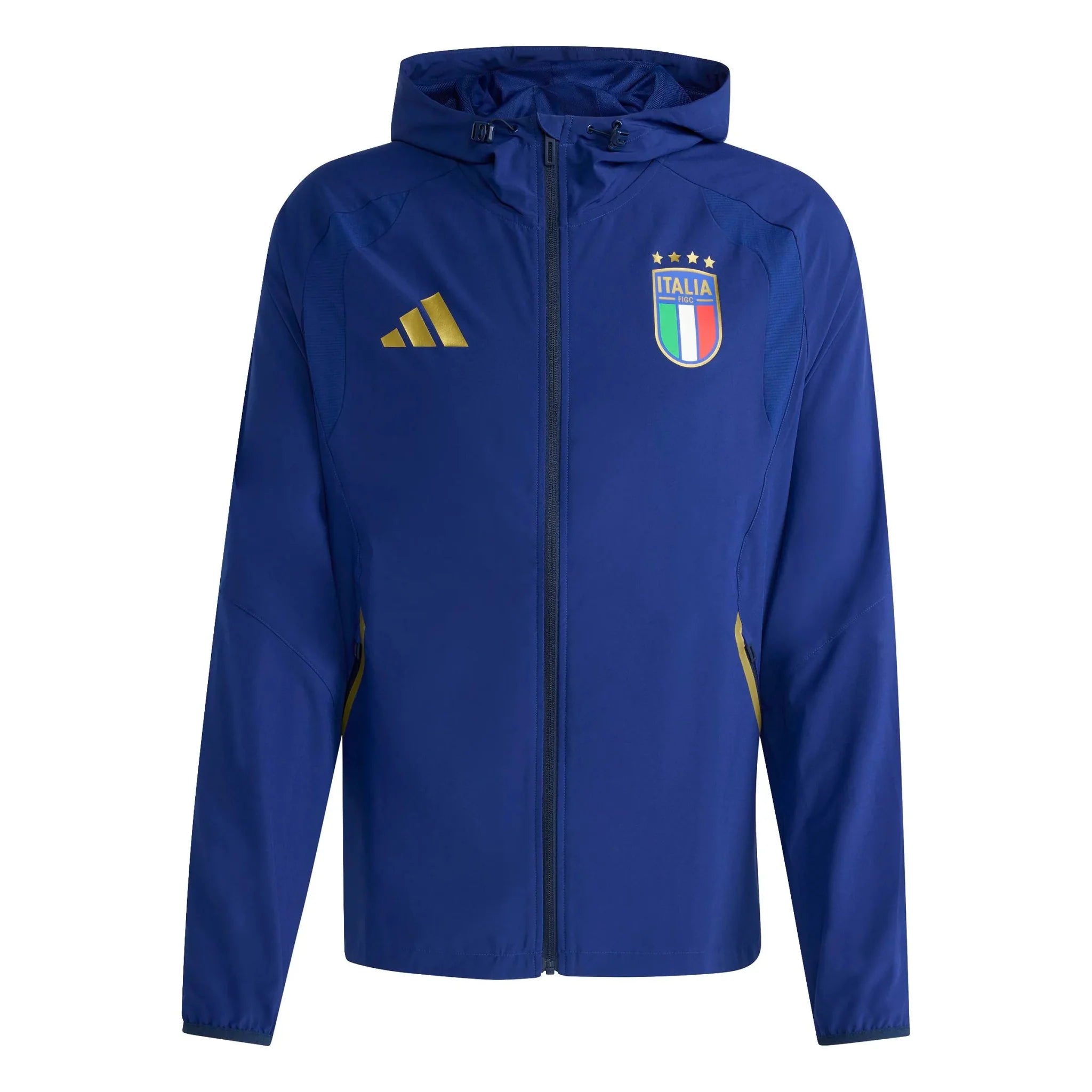 adidas 2026 Italy Men's Tiro Travel Full Zip Windbreaker